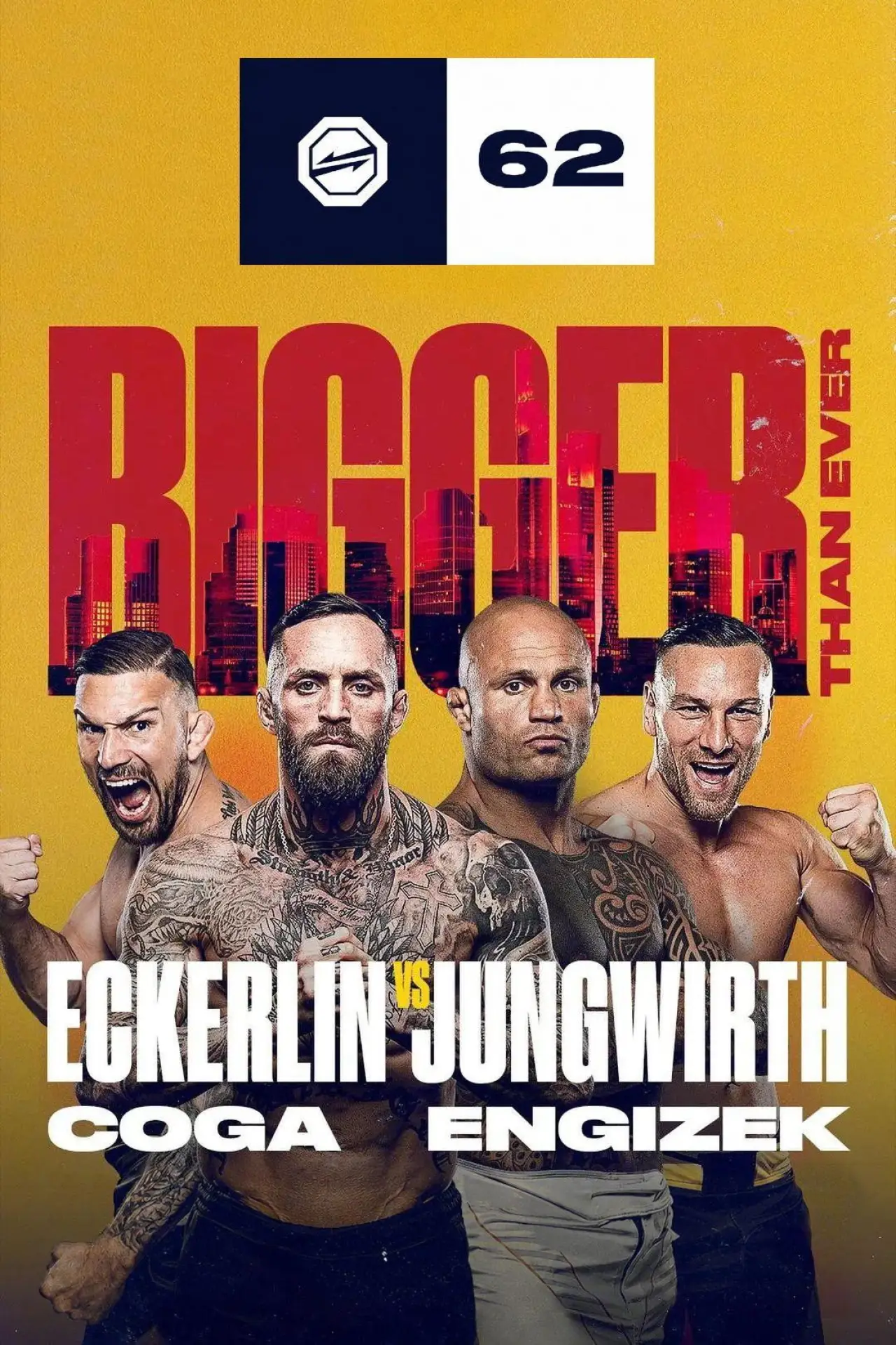 Movie poster "OKTAGON 62: Eckerlin vs. Jungwirth"