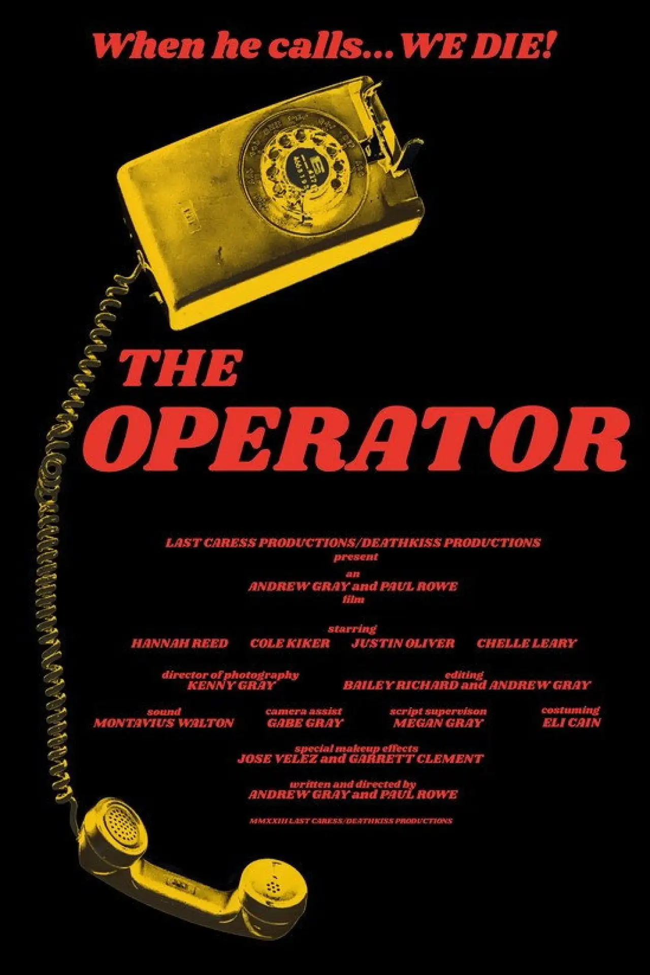 Movie poster "The Operator"