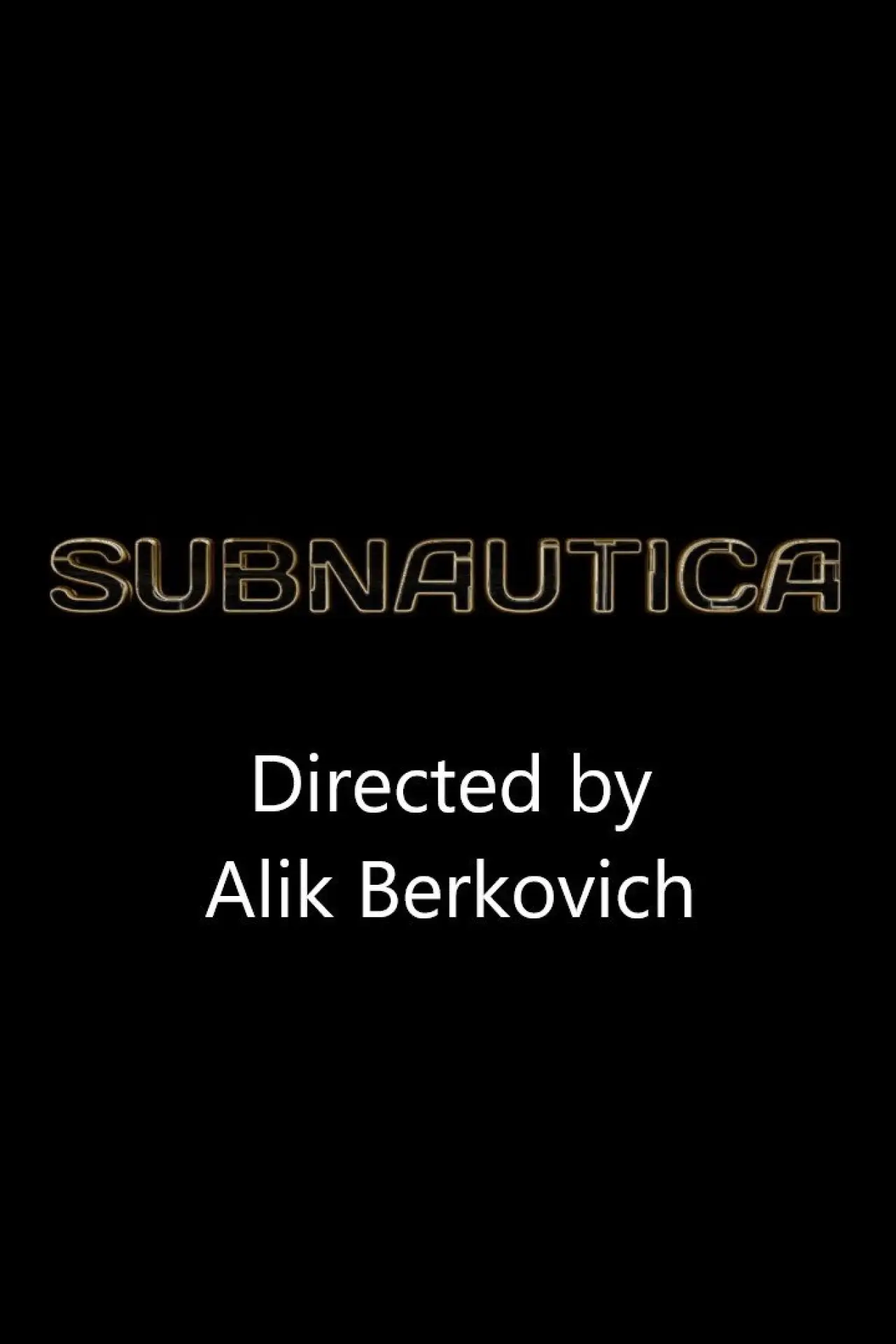 Movie poster "Subnautica"