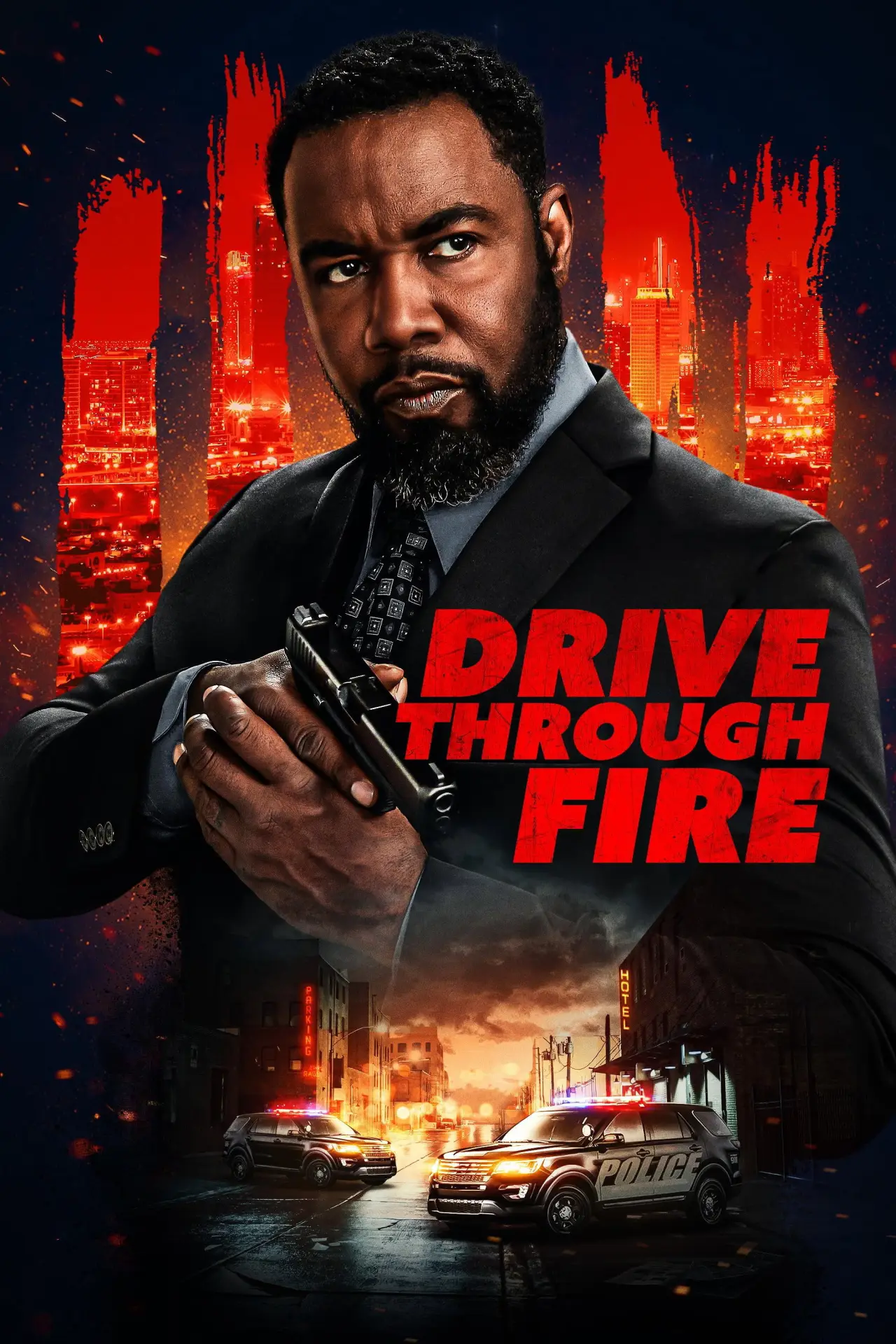 Movie poster "Drive Through Fire"