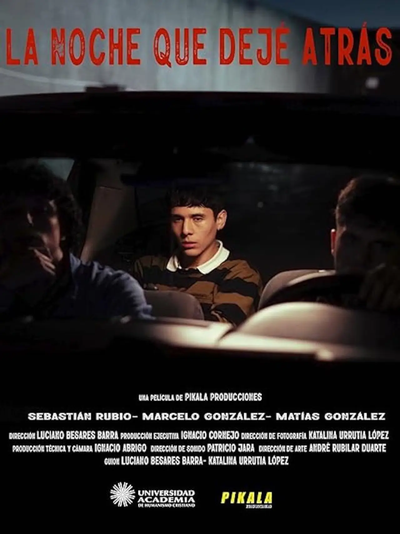 Movie poster "La noche que dejé atrás"