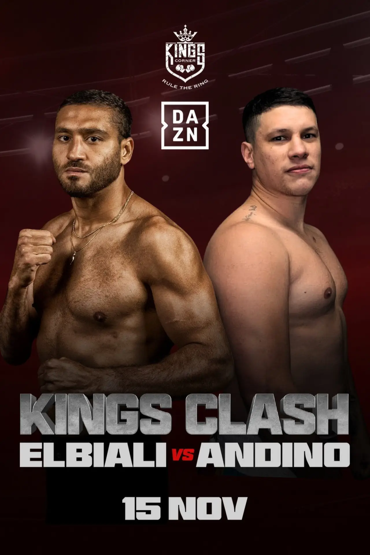 Movie poster "Ahmed Elbiali vs. Guillermo Ruben Andino"