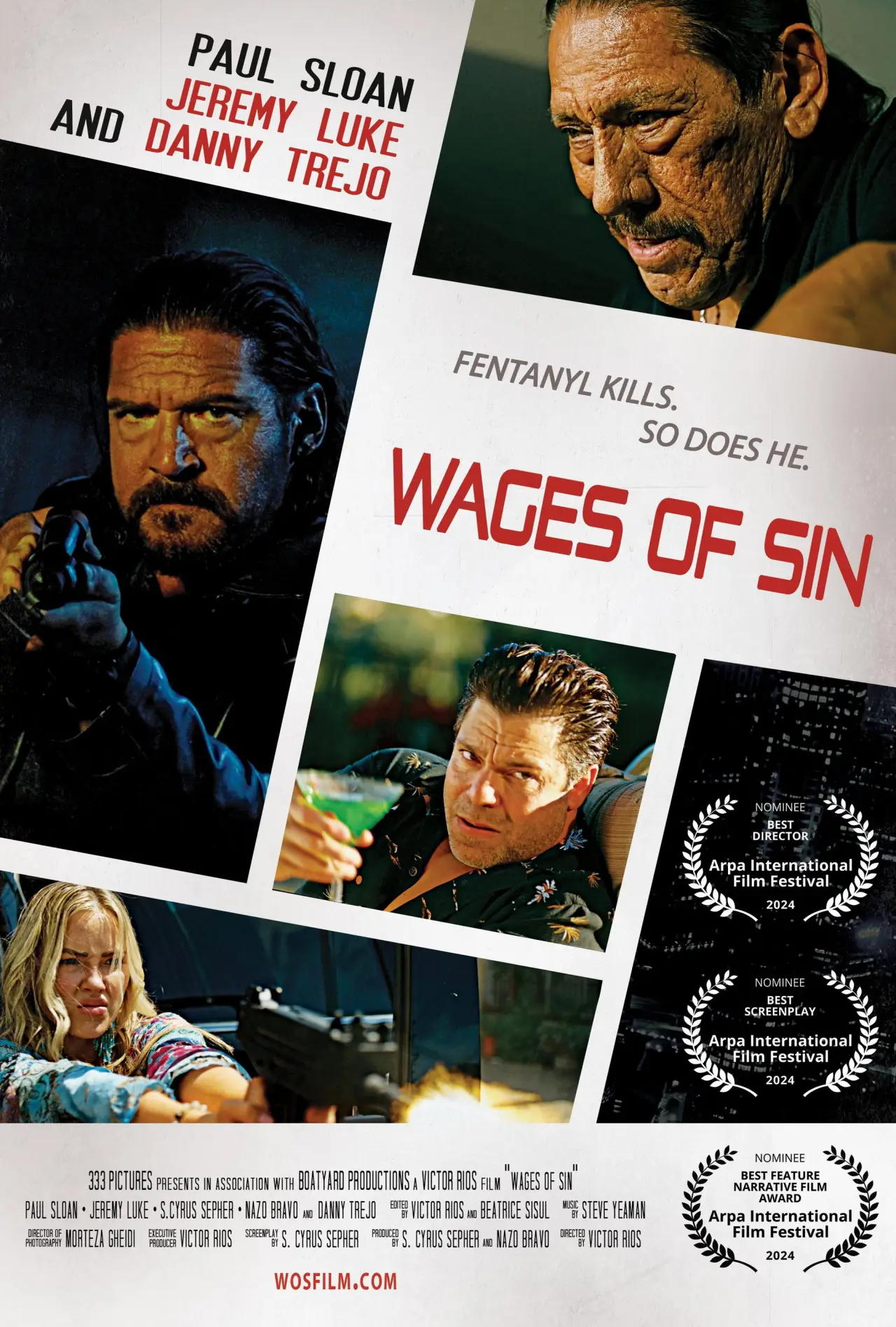Movie poster "Wages of Sin"