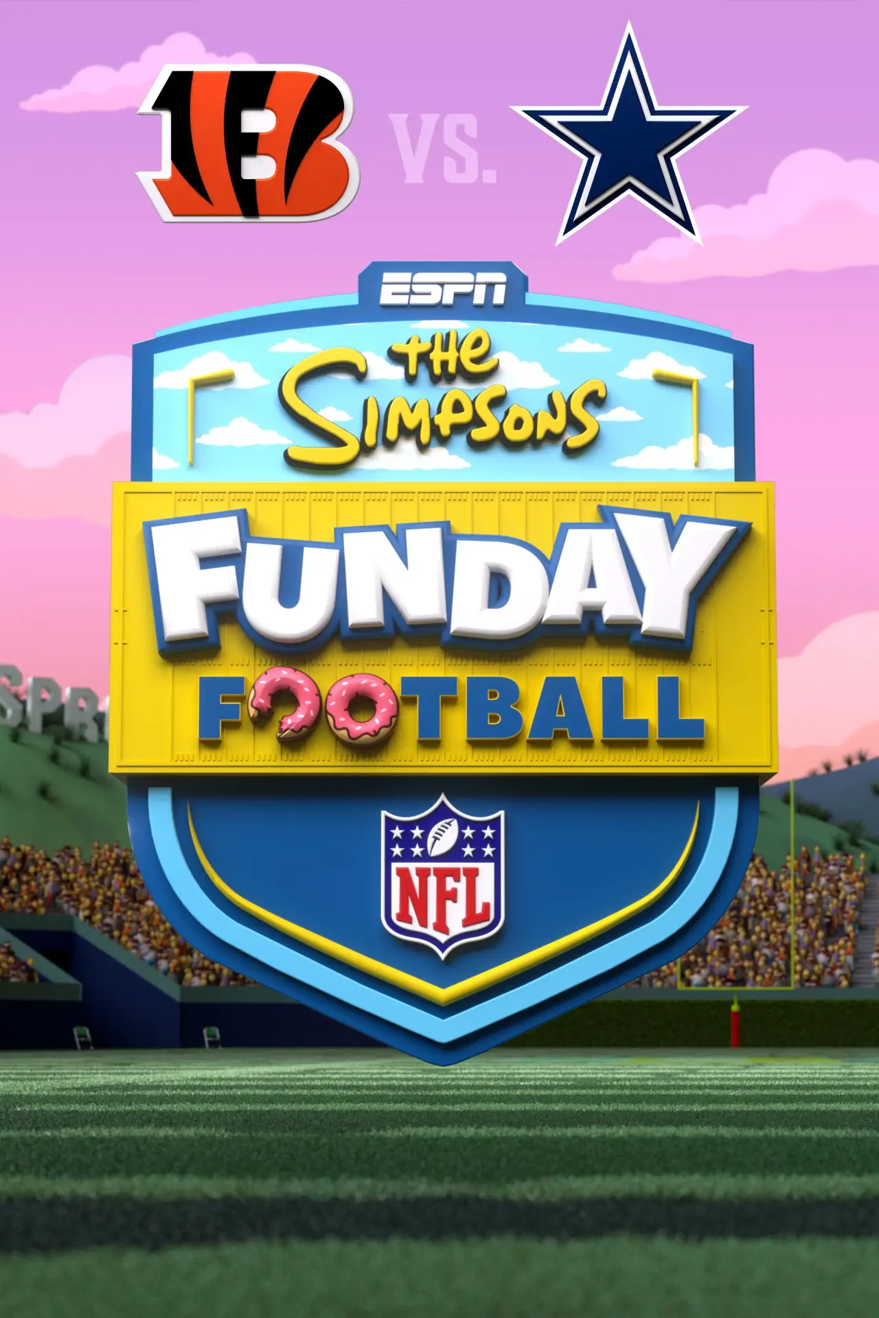 Movie poster "The Simpsons Funday Football"