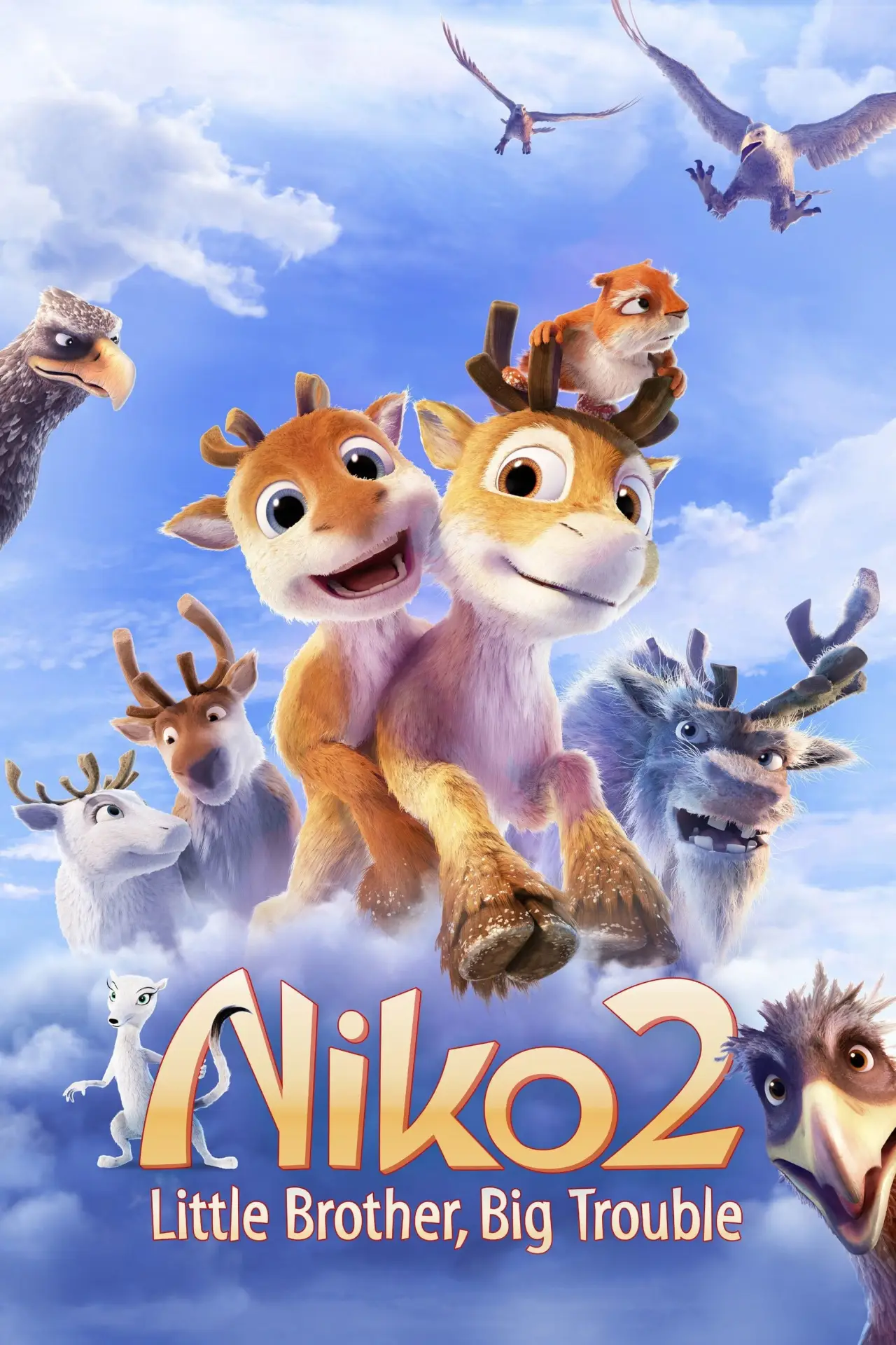 Movie poster "Niko 2: Little Brother, Big Trouble"