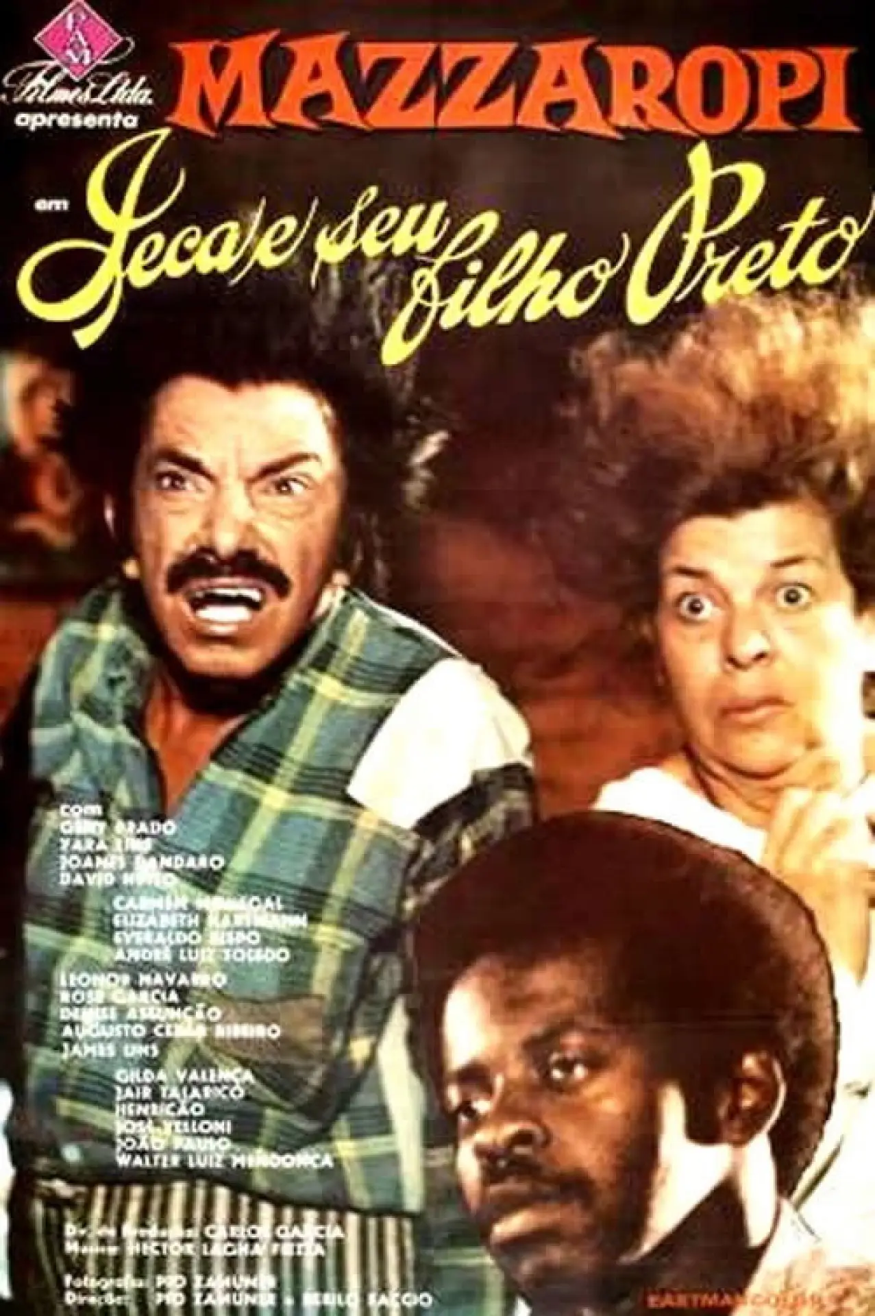 Movie poster "Jeca e Seu Filho Preto"