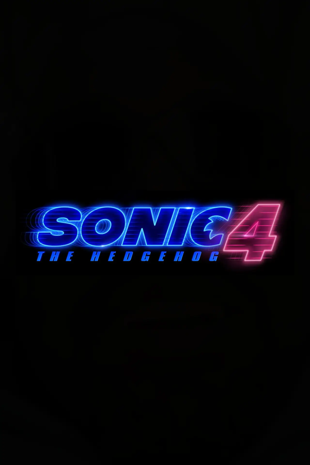 Movie poster "Sonic the Hedgehog 4"