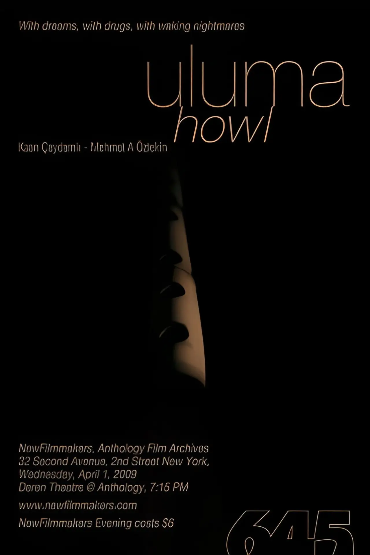 Movie poster "Howl"