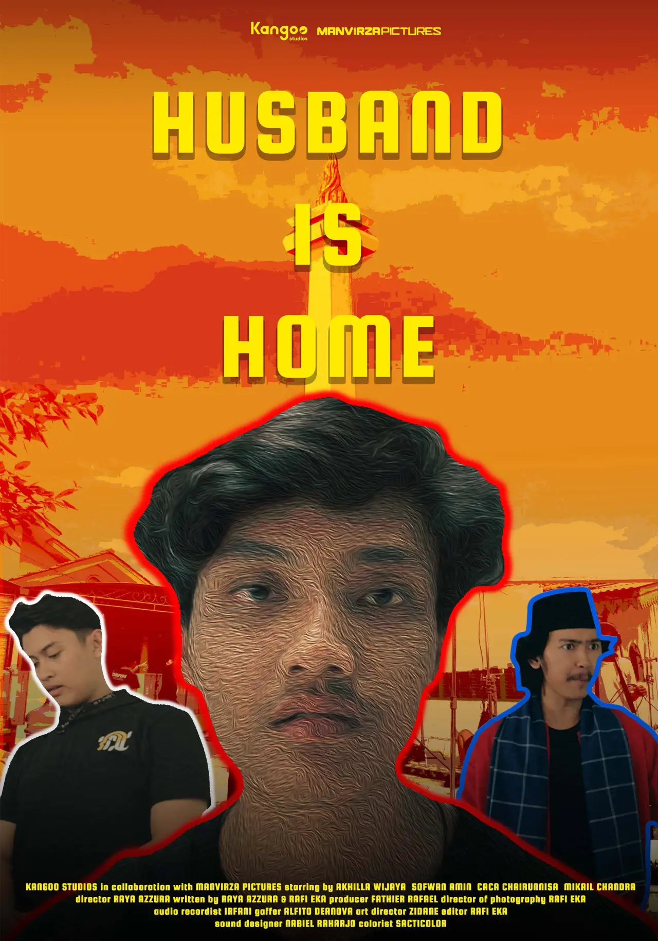 Movie poster "Husband is Home"