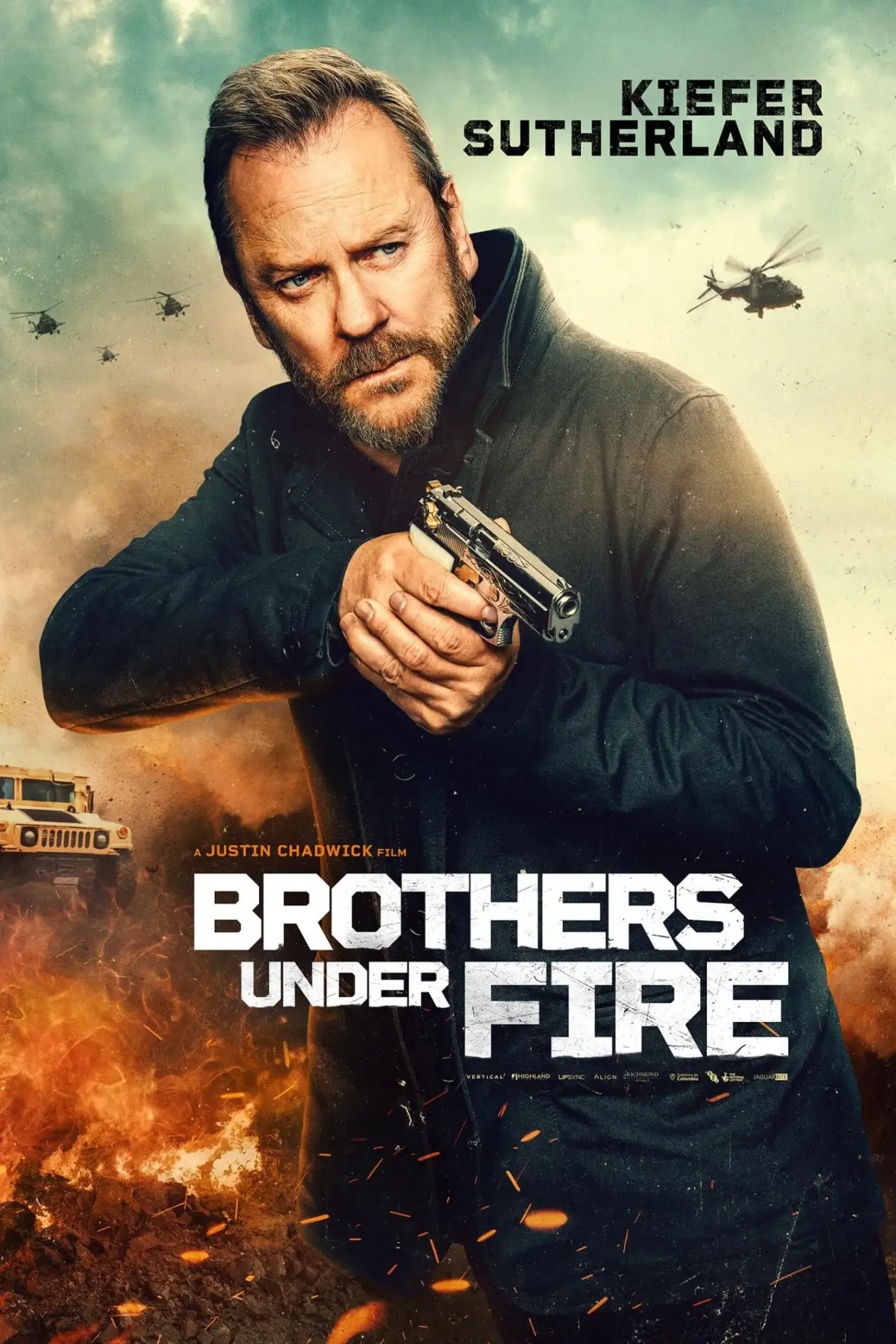 Movie poster "Brothers Under Fire"