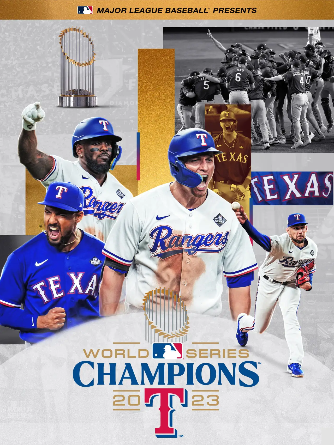 Movie poster "2023 World Series Champions: Texas Rangers"