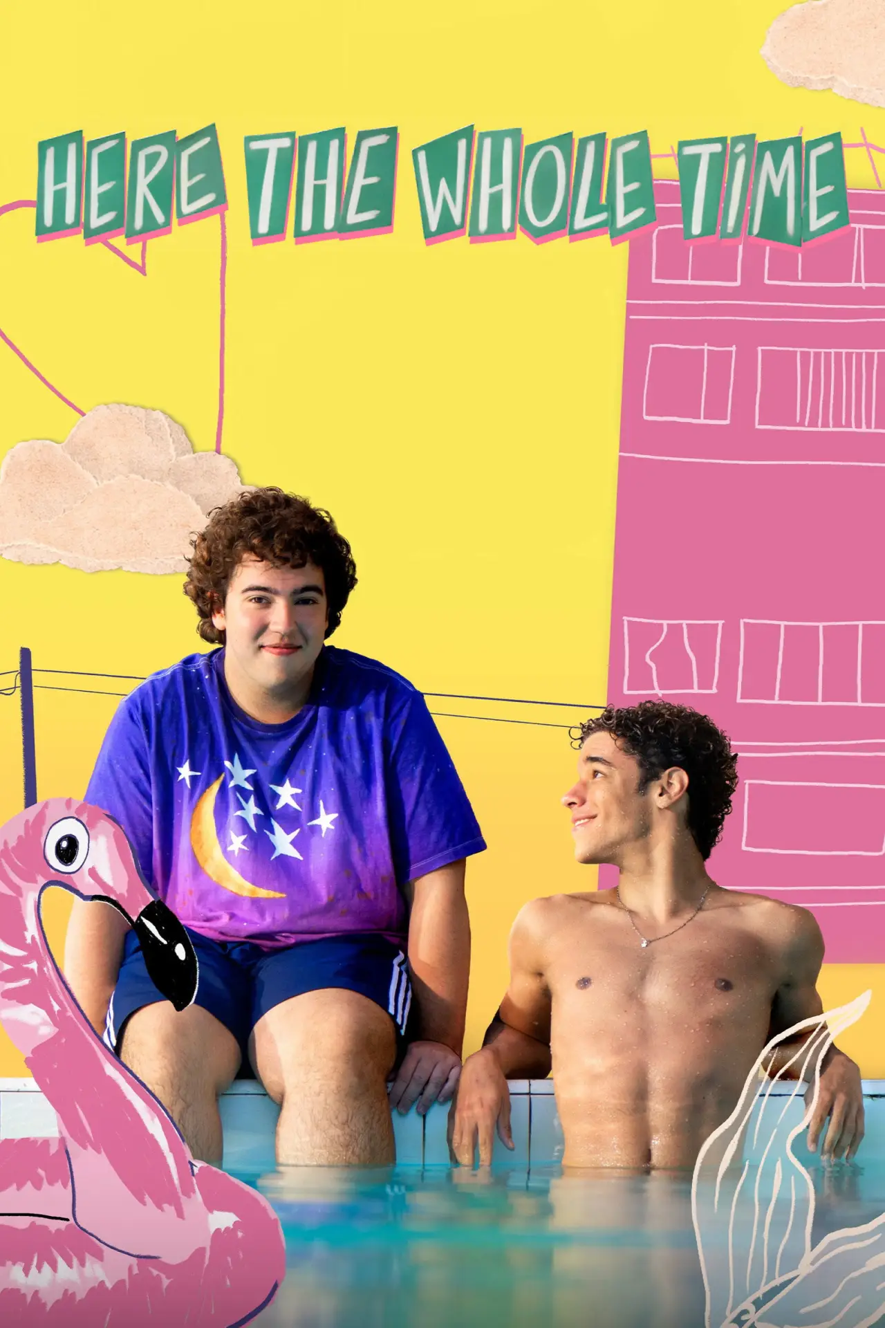 Movie poster "Here the Whole Time"