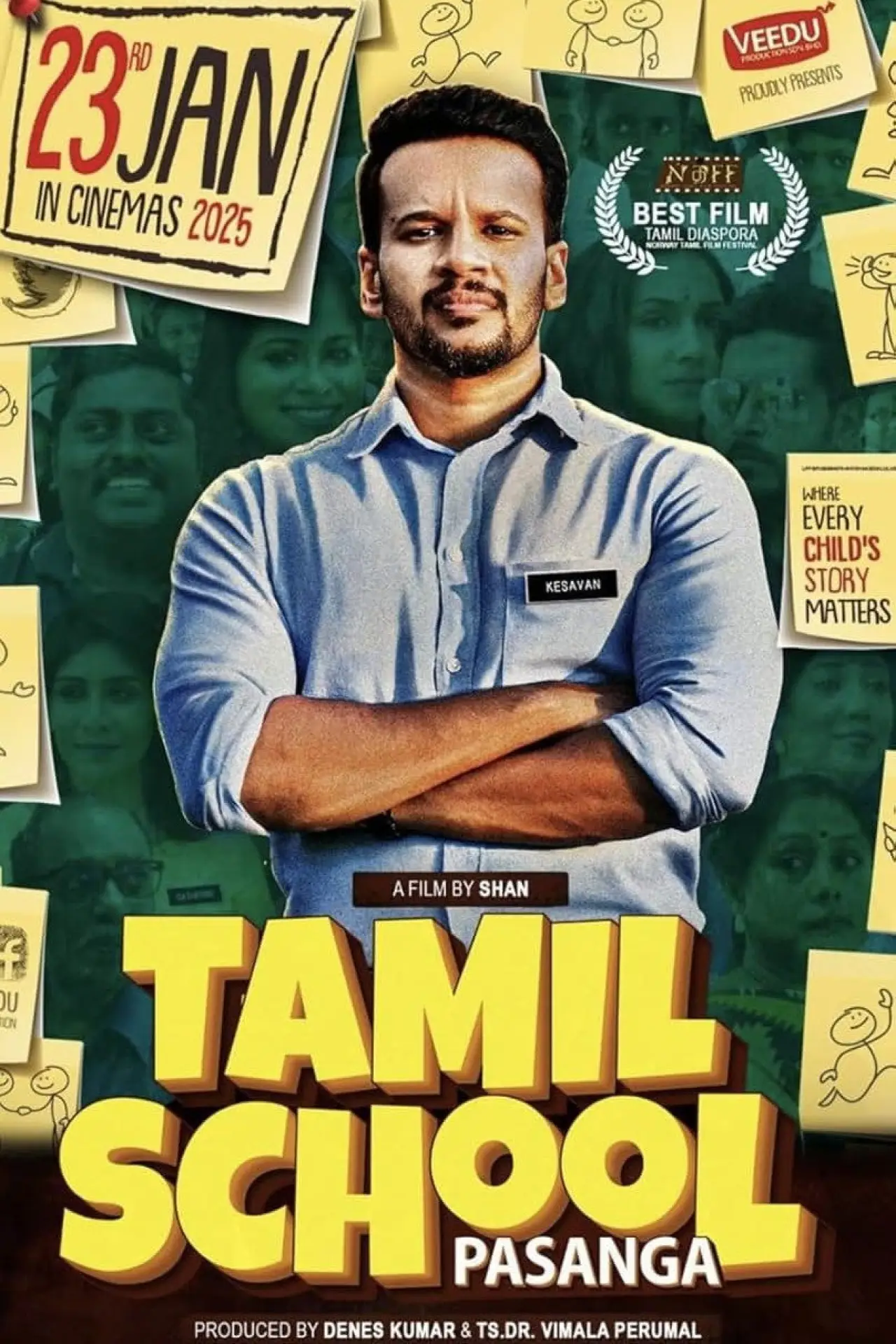Movie poster "Tamil School Pasanga"