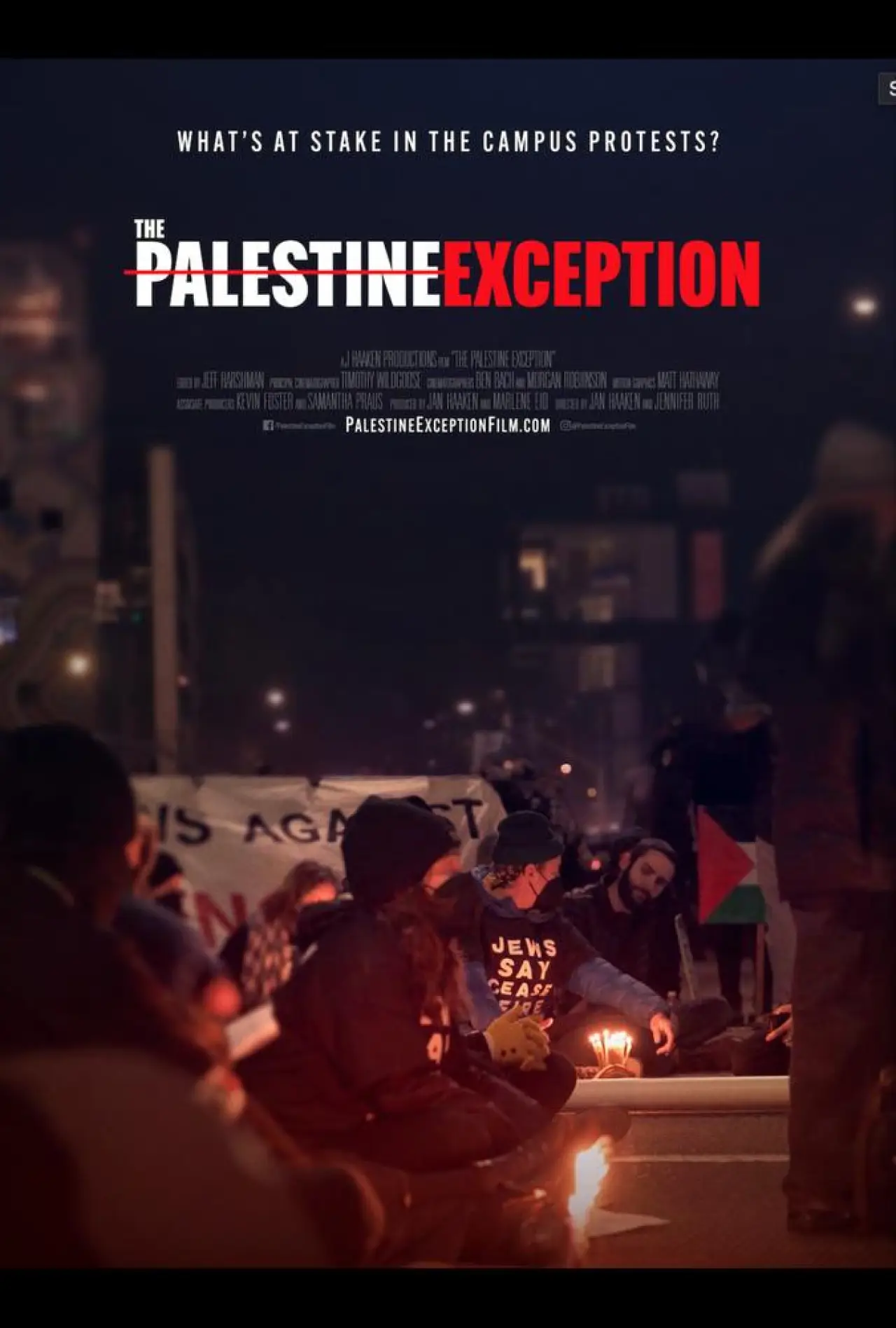 Movie poster "The Palestine Exception"