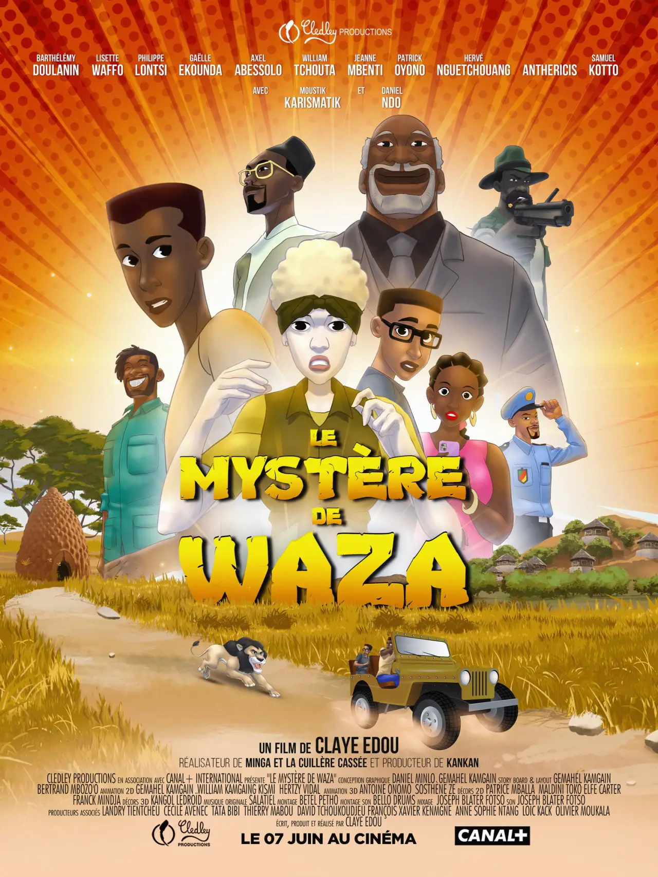 Movie poster "Le Mystère de Waza"