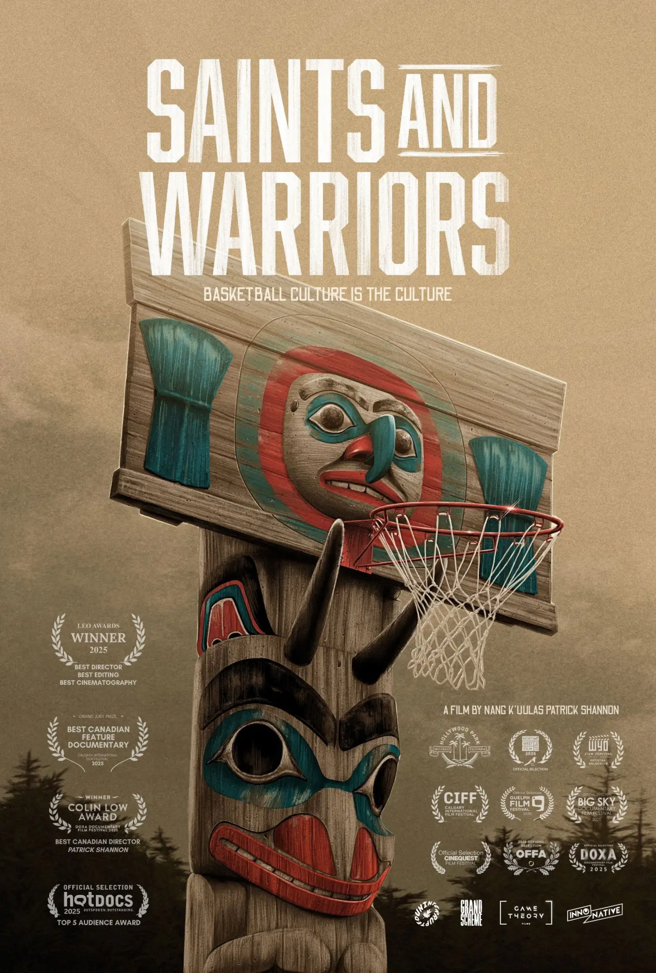Movie poster "Saints And Warriors"