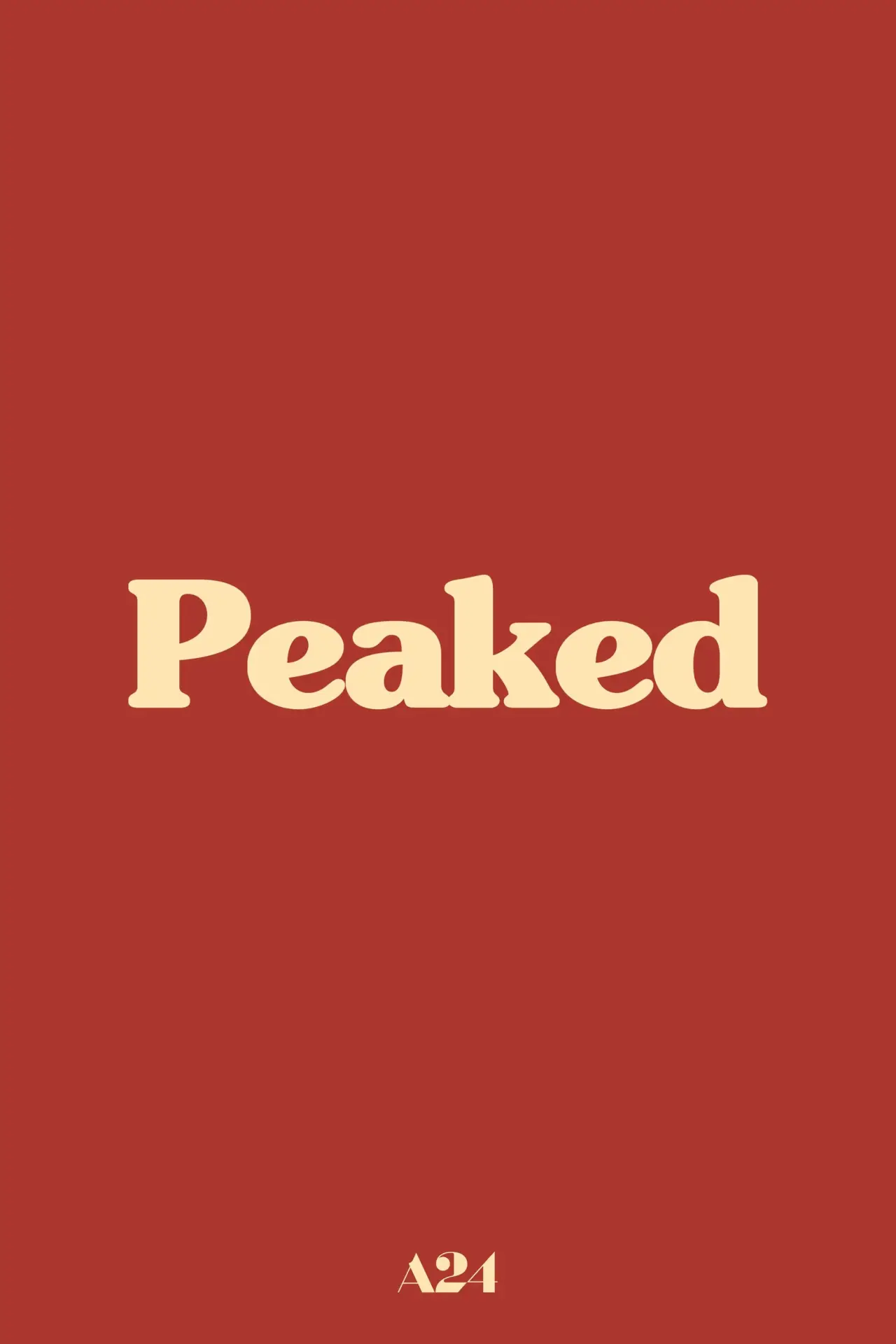 Movie poster "Peaked"