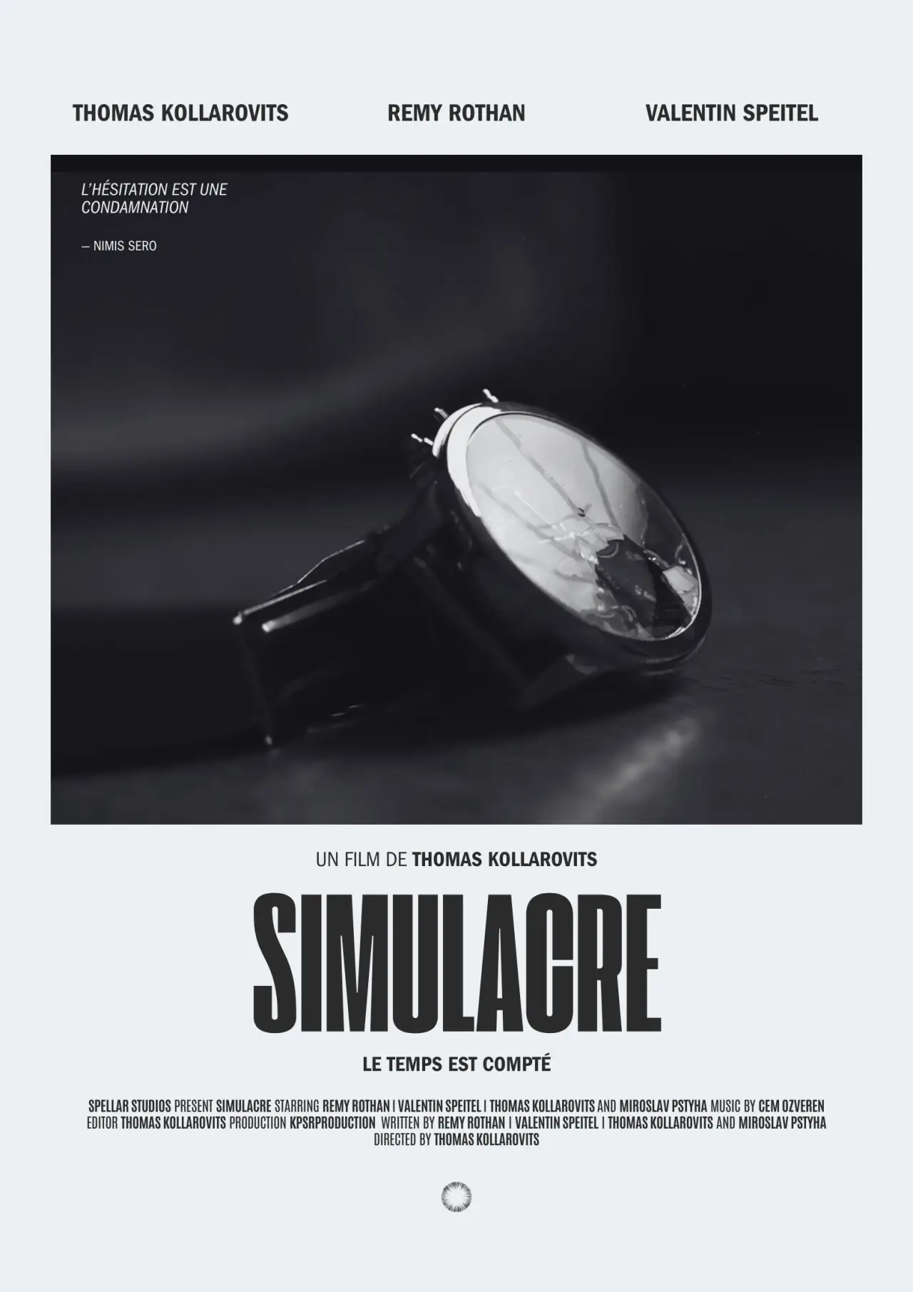 Movie poster "Simulacre"