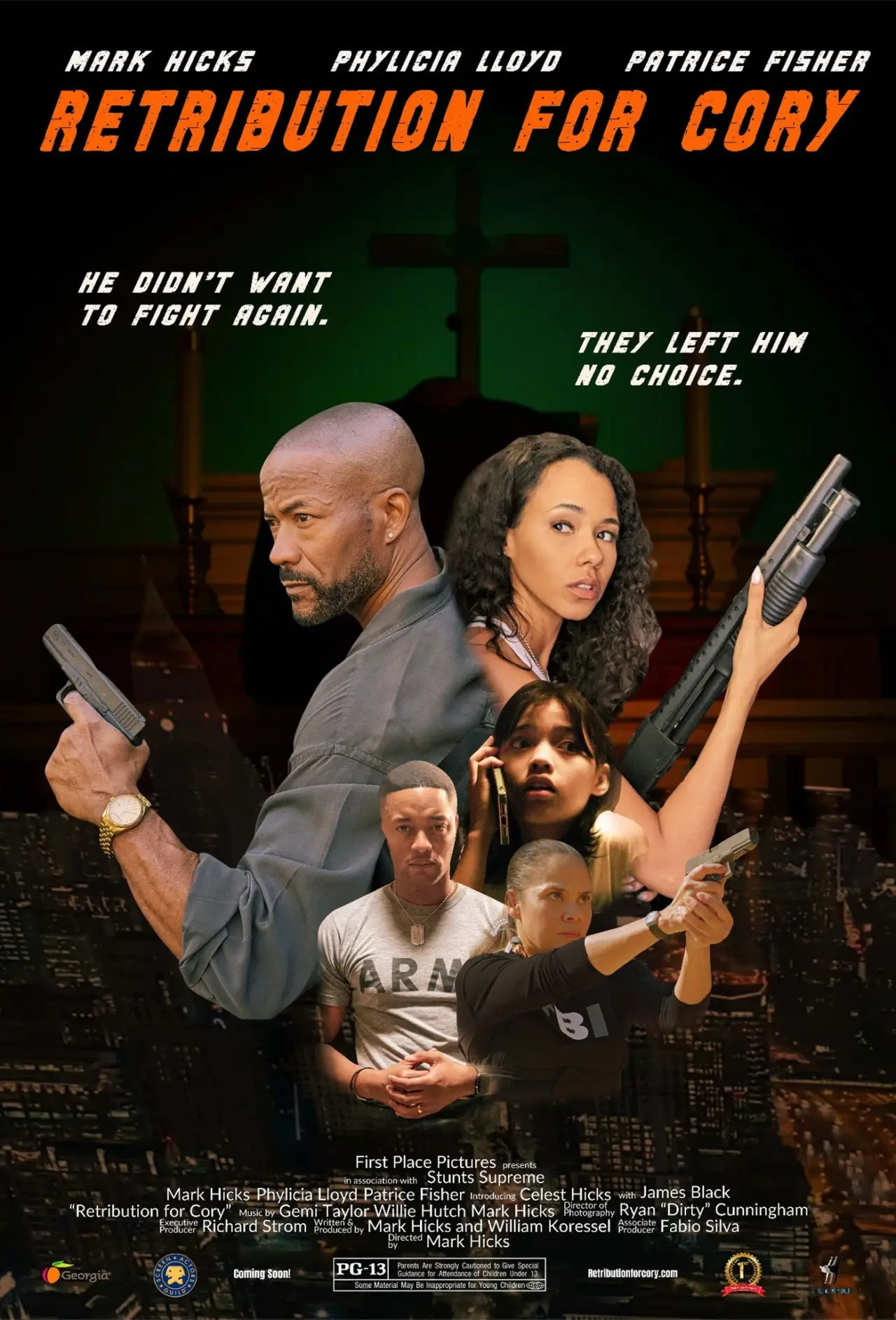Movie poster "Retribution for Cory"