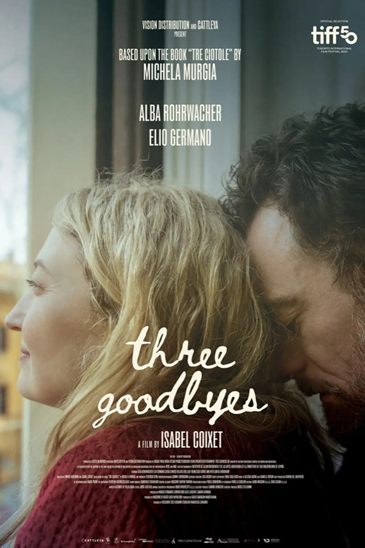 Movie poster "Three Goodbyes"
