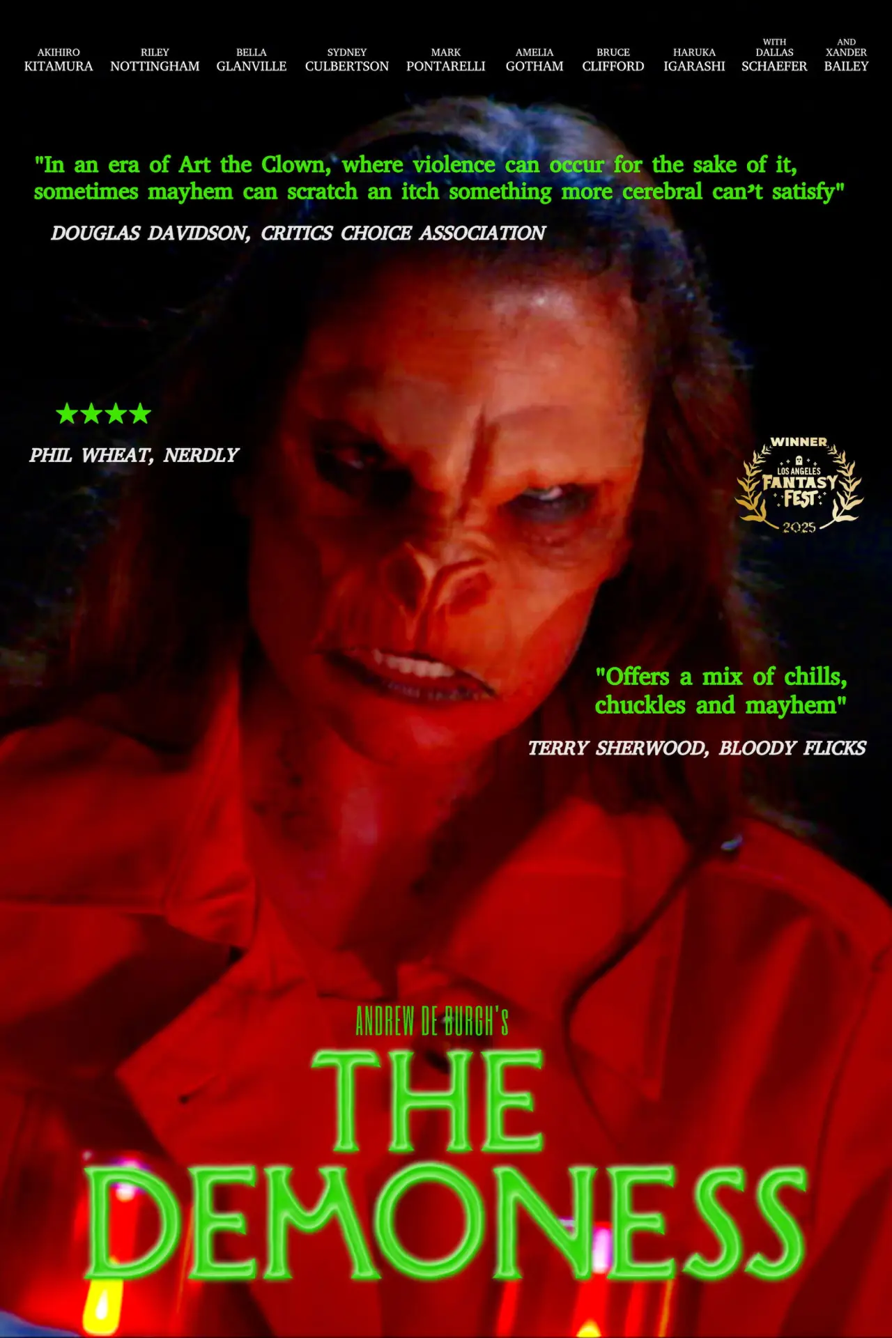 Movie poster "The Demoness"
