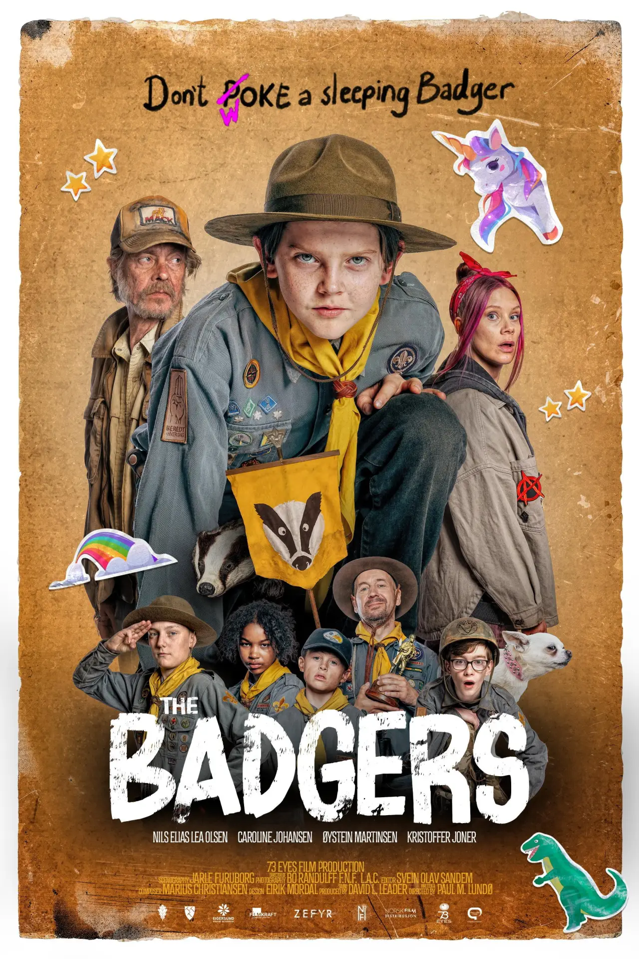 Movie poster "The Badgers"