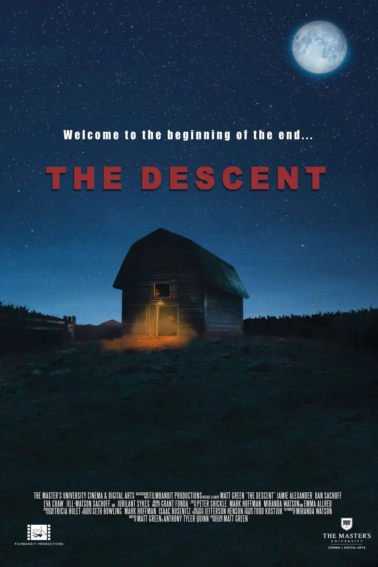 Movie poster "The Descent"