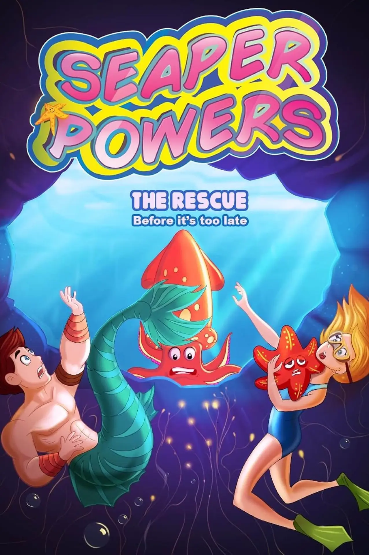 Movie poster "Seaper Powers: The Rescue"