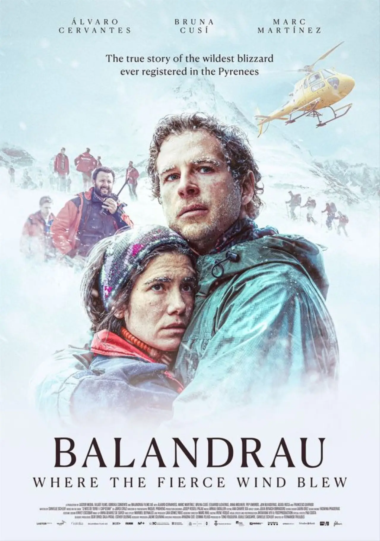 Movie poster "Balandrau: Where the Fierce Wind Blew"
