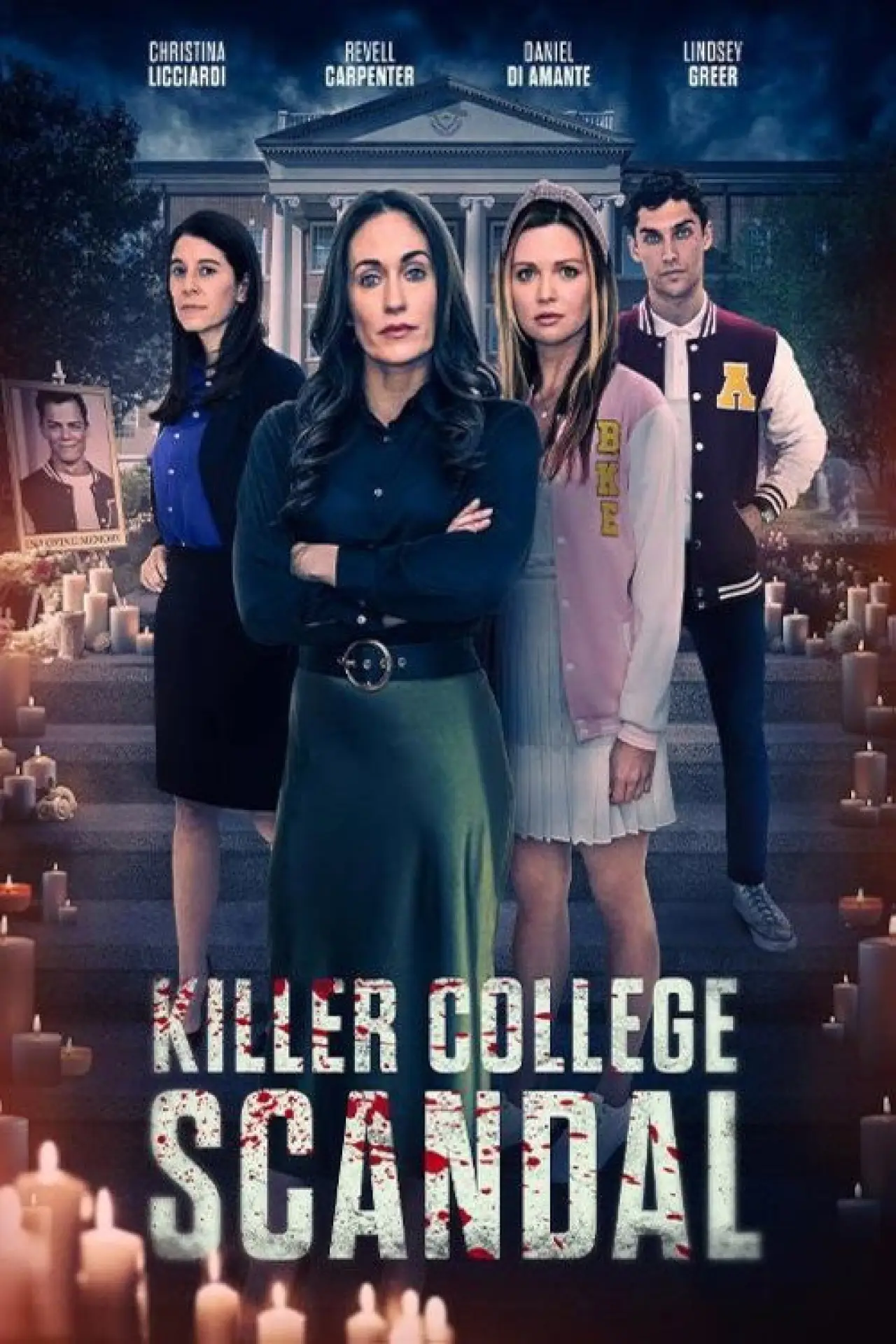 Movie poster "Killer College Scandal"