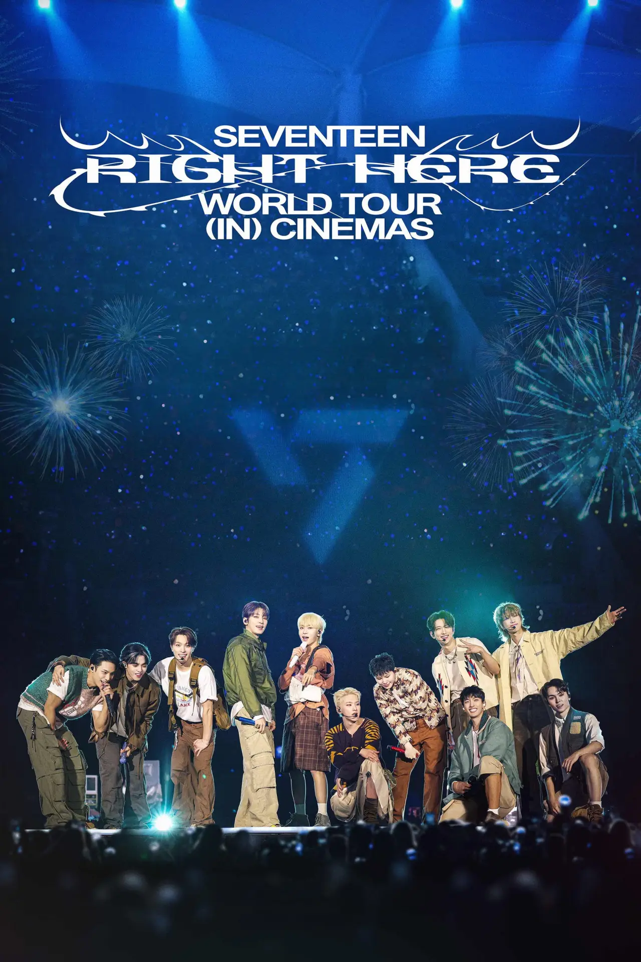 Movie poster "SEVENTEEN [RIGHT HERE] WORLD TOUR IN CINEMAS"