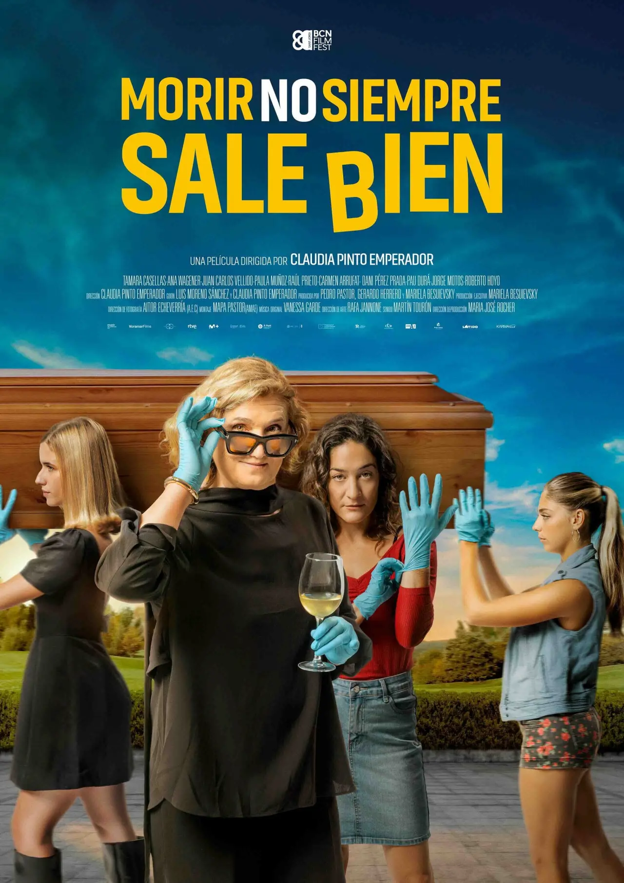 Movie poster "Morir no siempre sale bien"