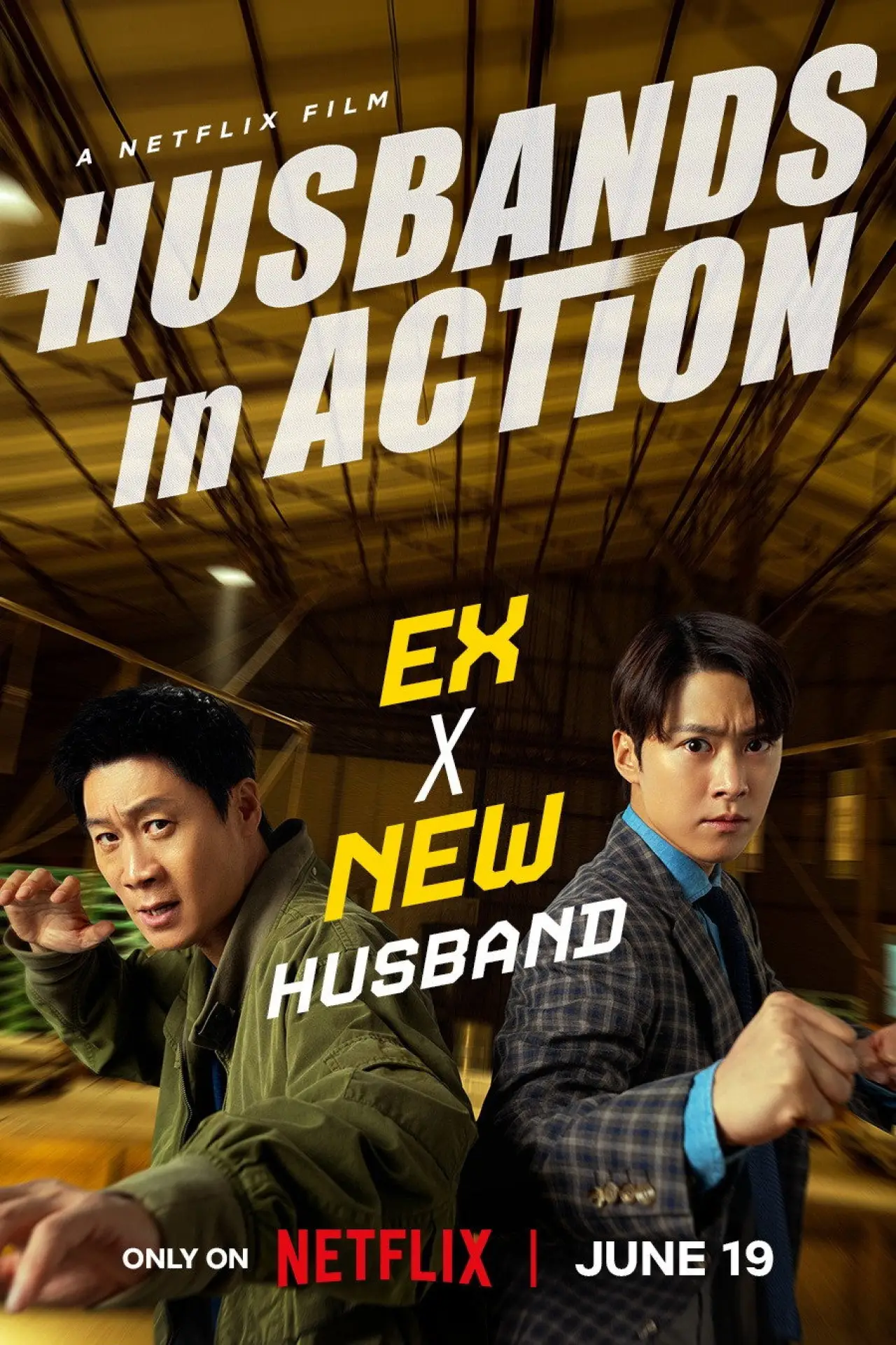 Movie poster "Husbands in Action"