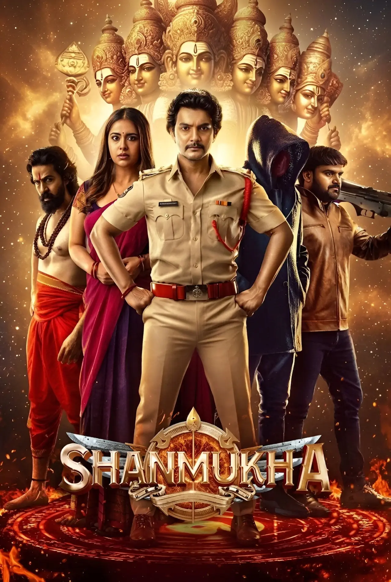 Movie poster "Shanmukha"