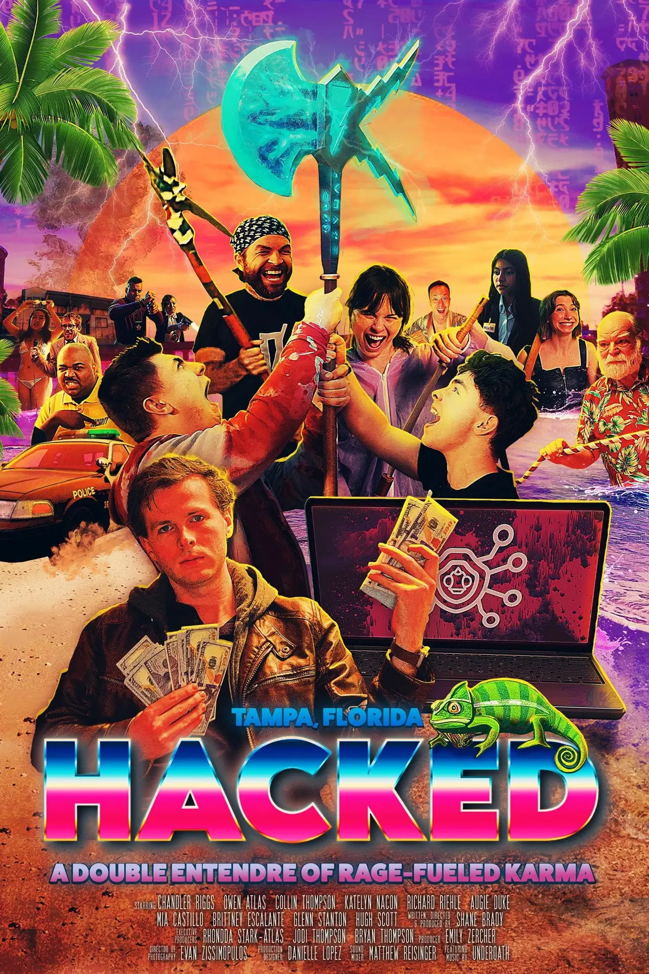 Movie poster "Hacked: A Double Entendre of Rage Fueled Karma"