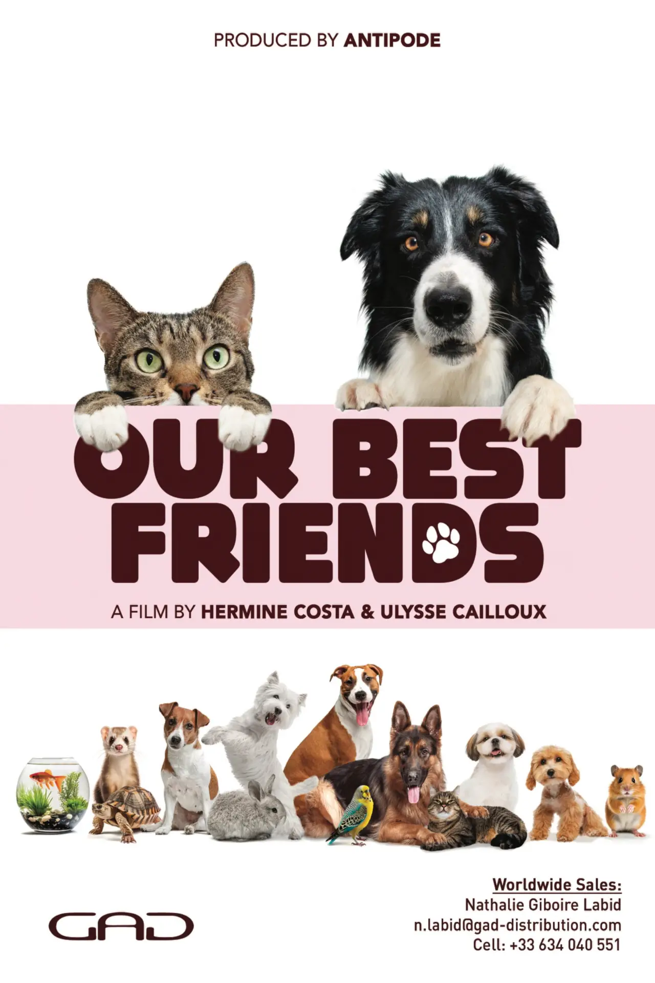 Movie poster "Nos très chers animaux"