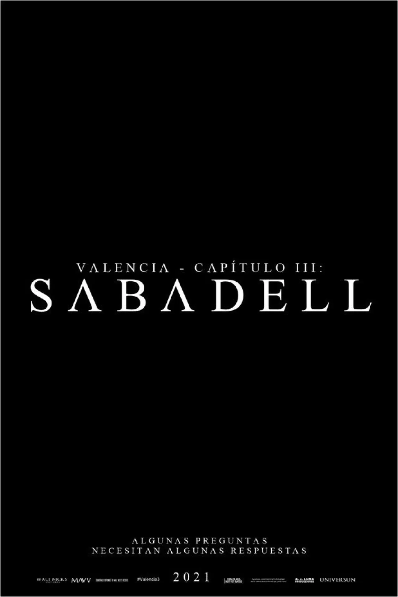 Movie poster "Valencia - Chapter III: Sabadell"