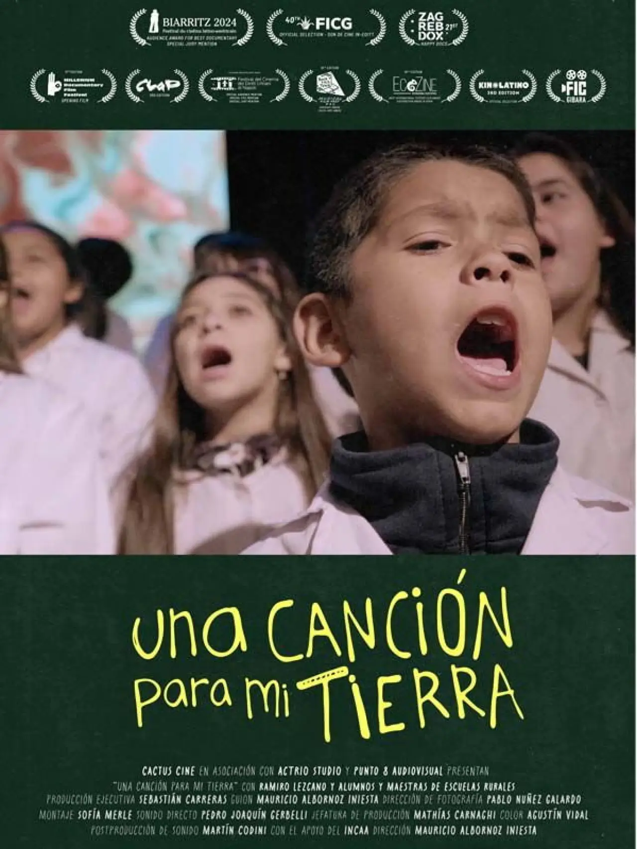 Movie poster "A Song for My Land"