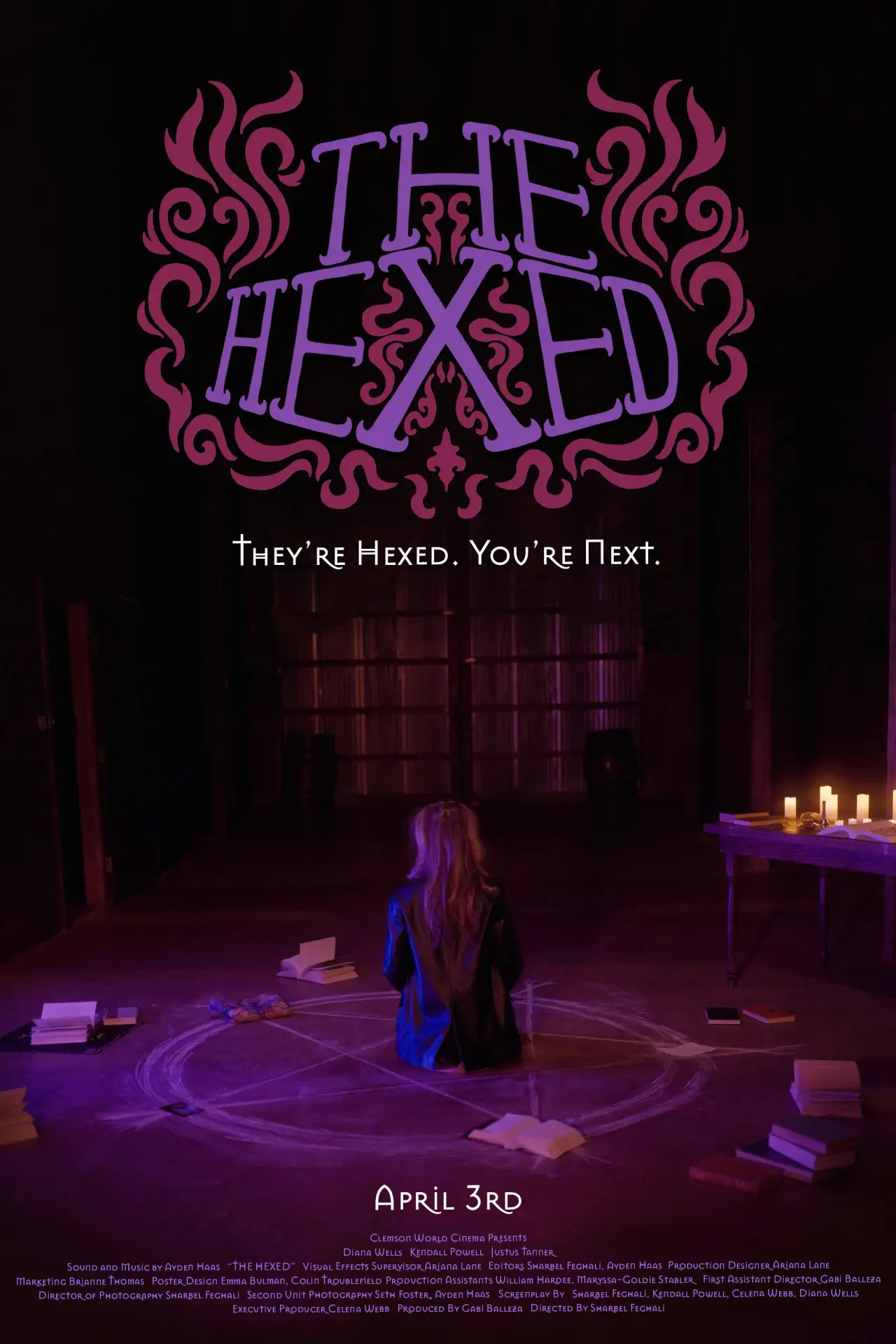 Movie poster "THE HEXED"