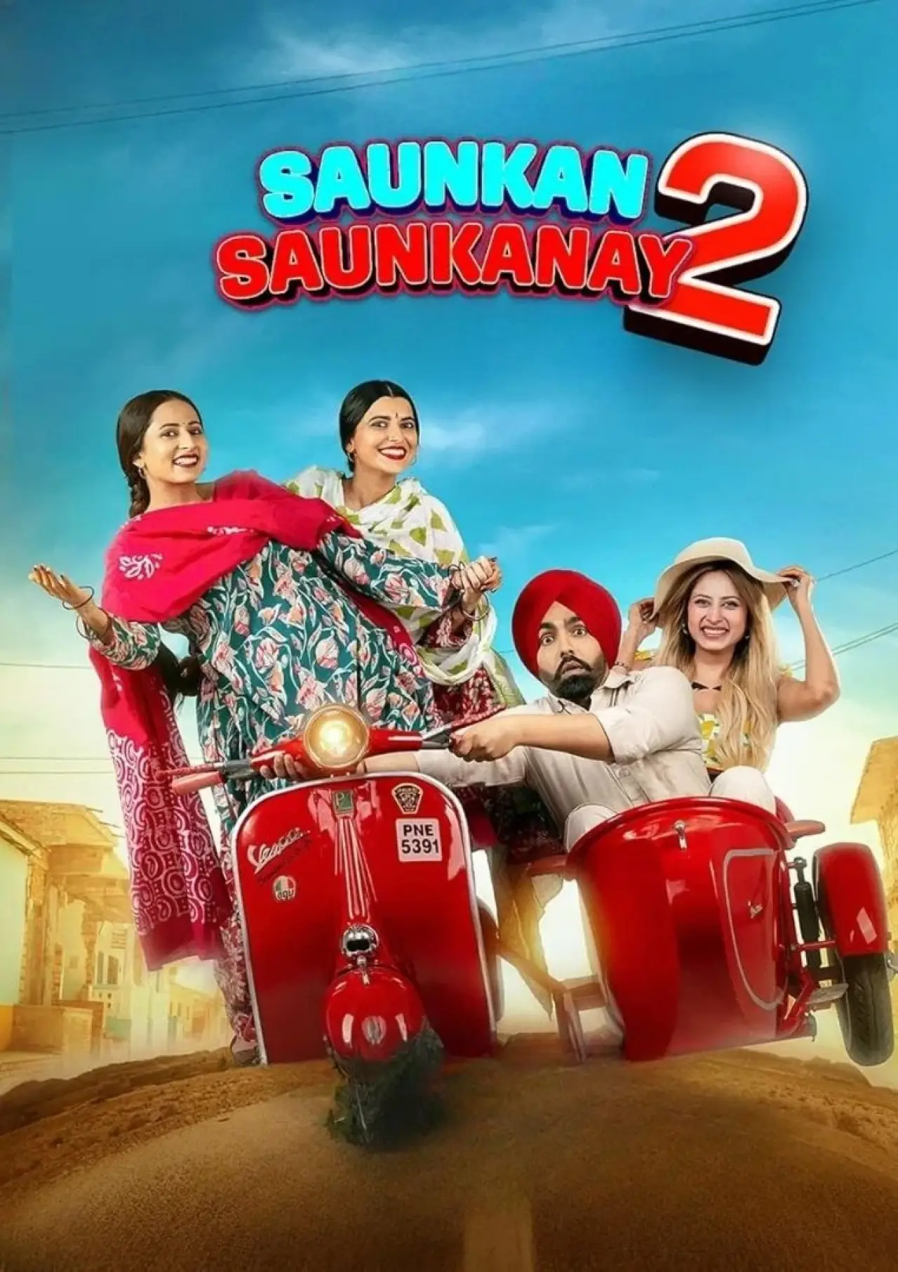 Movie poster "Saunkan Saunkanay 2"