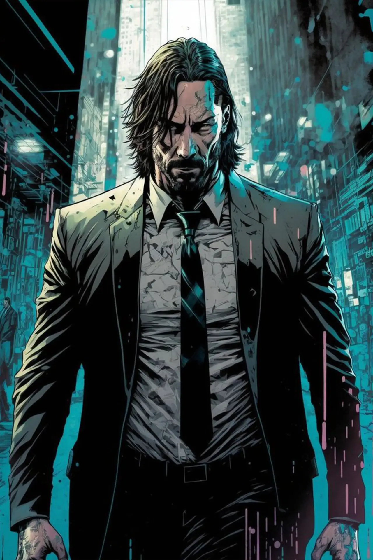 Movie poster "Untitled Animated John Wick Prequel"
