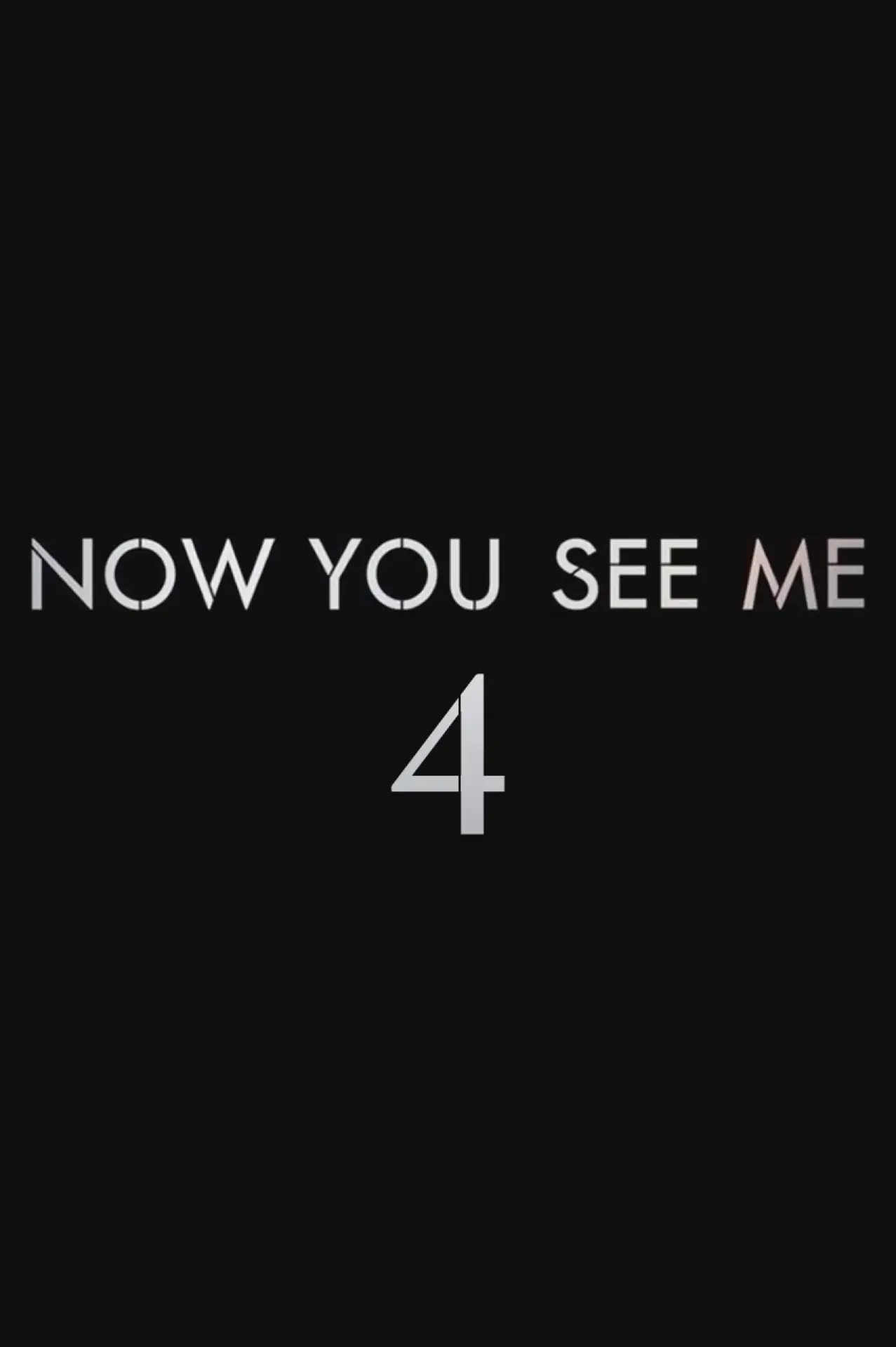 Movie poster "Now You See Me 4"