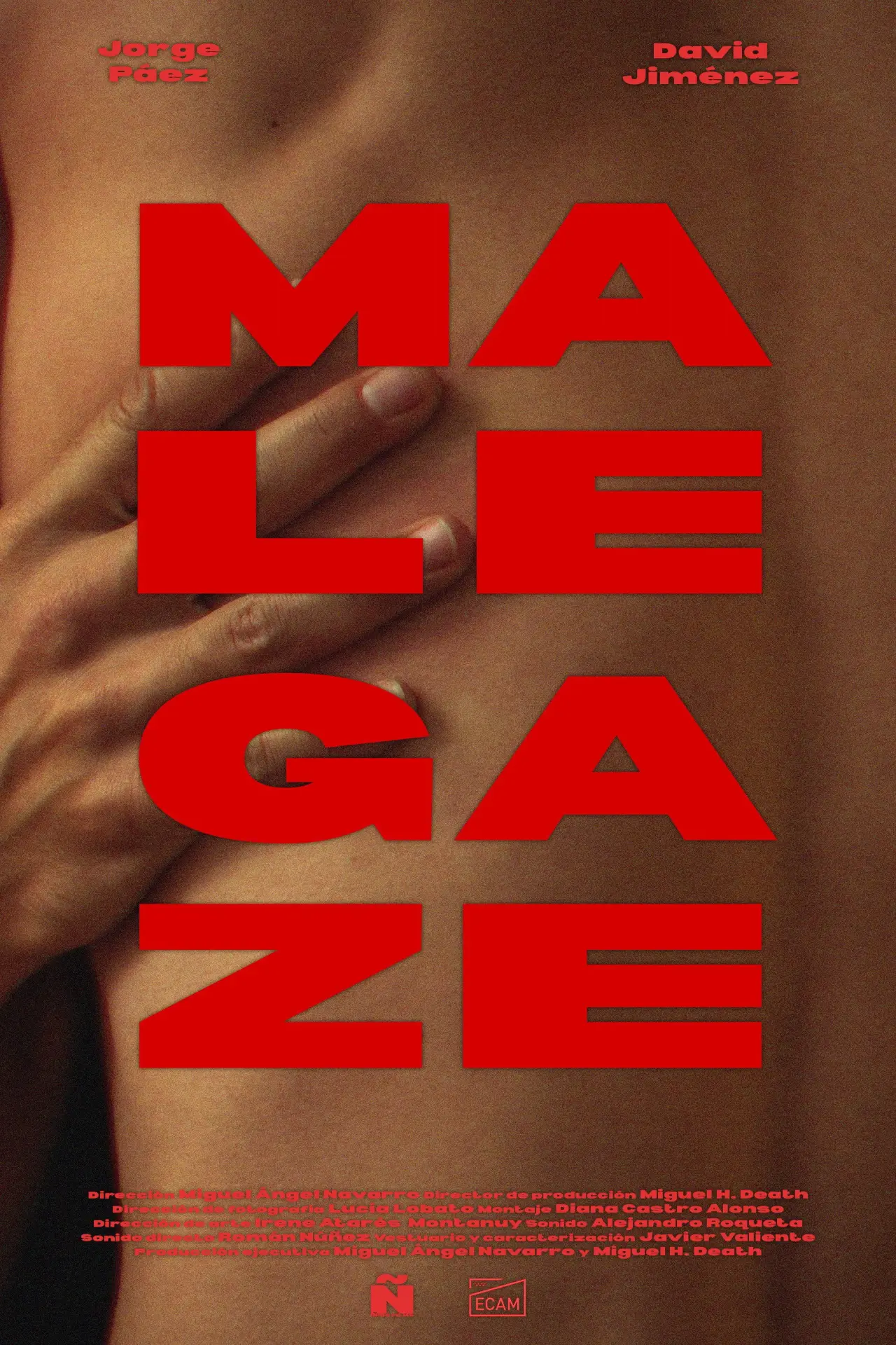 Movie poster "MALE GAZE"