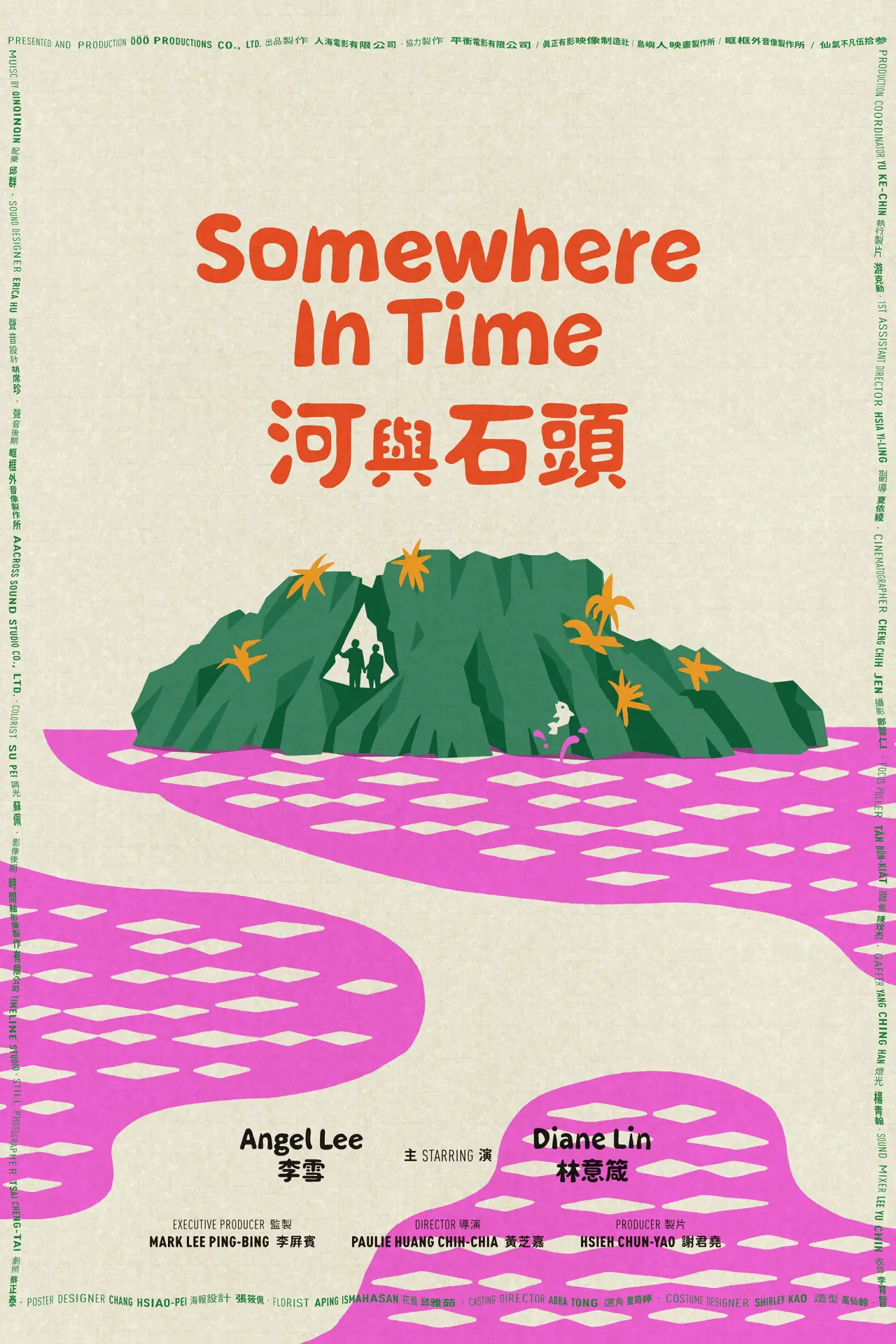 Movie poster "Somewhere in Time, River and Stone"