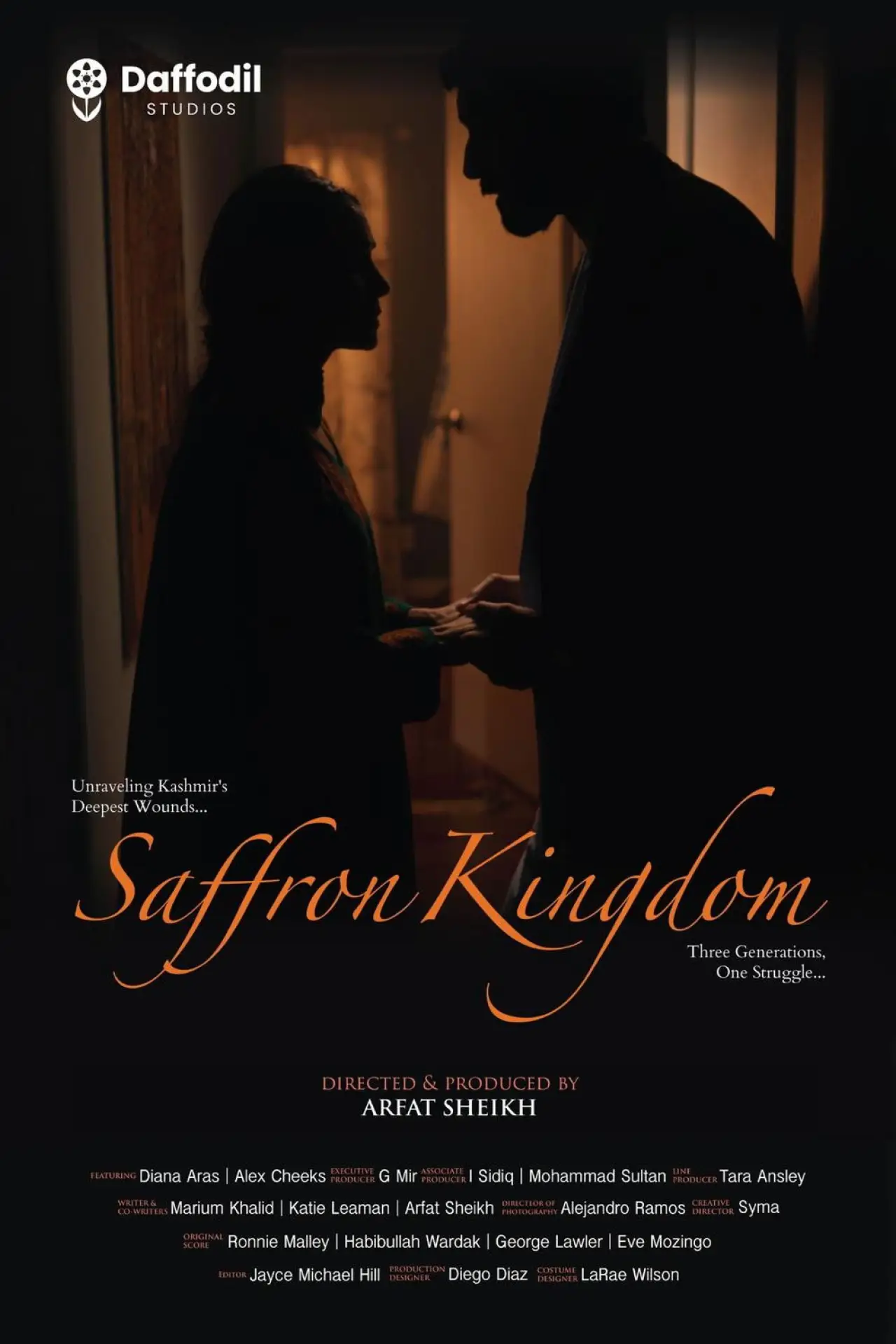 Movie poster "Saffron Kingdom"