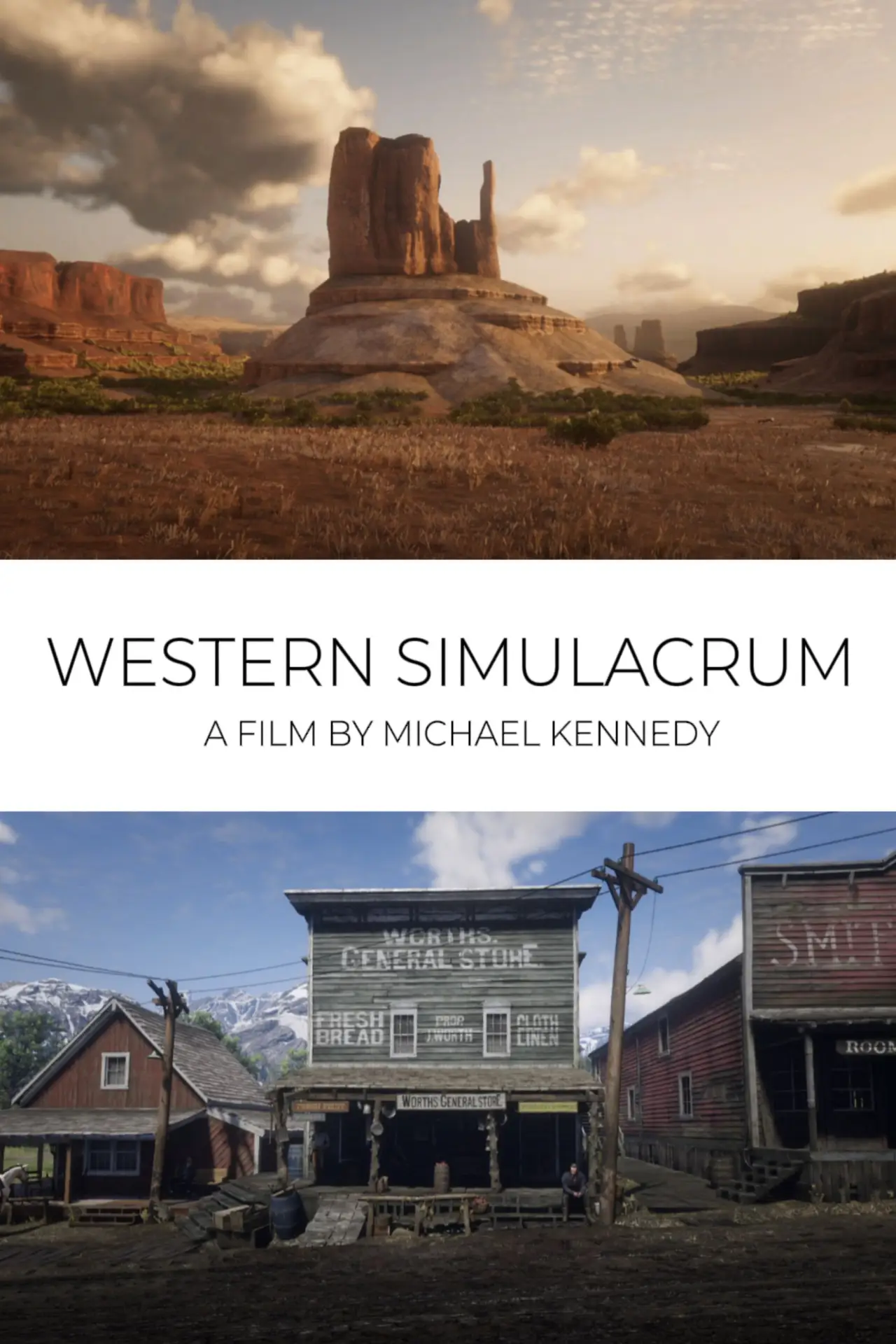 Movie poster "Western Simulacrum"