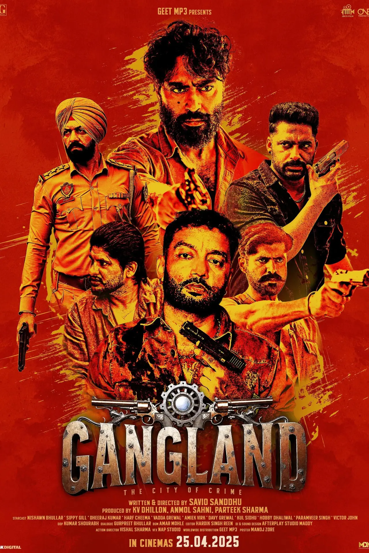 Movie poster "Gangland: The City of Crime"