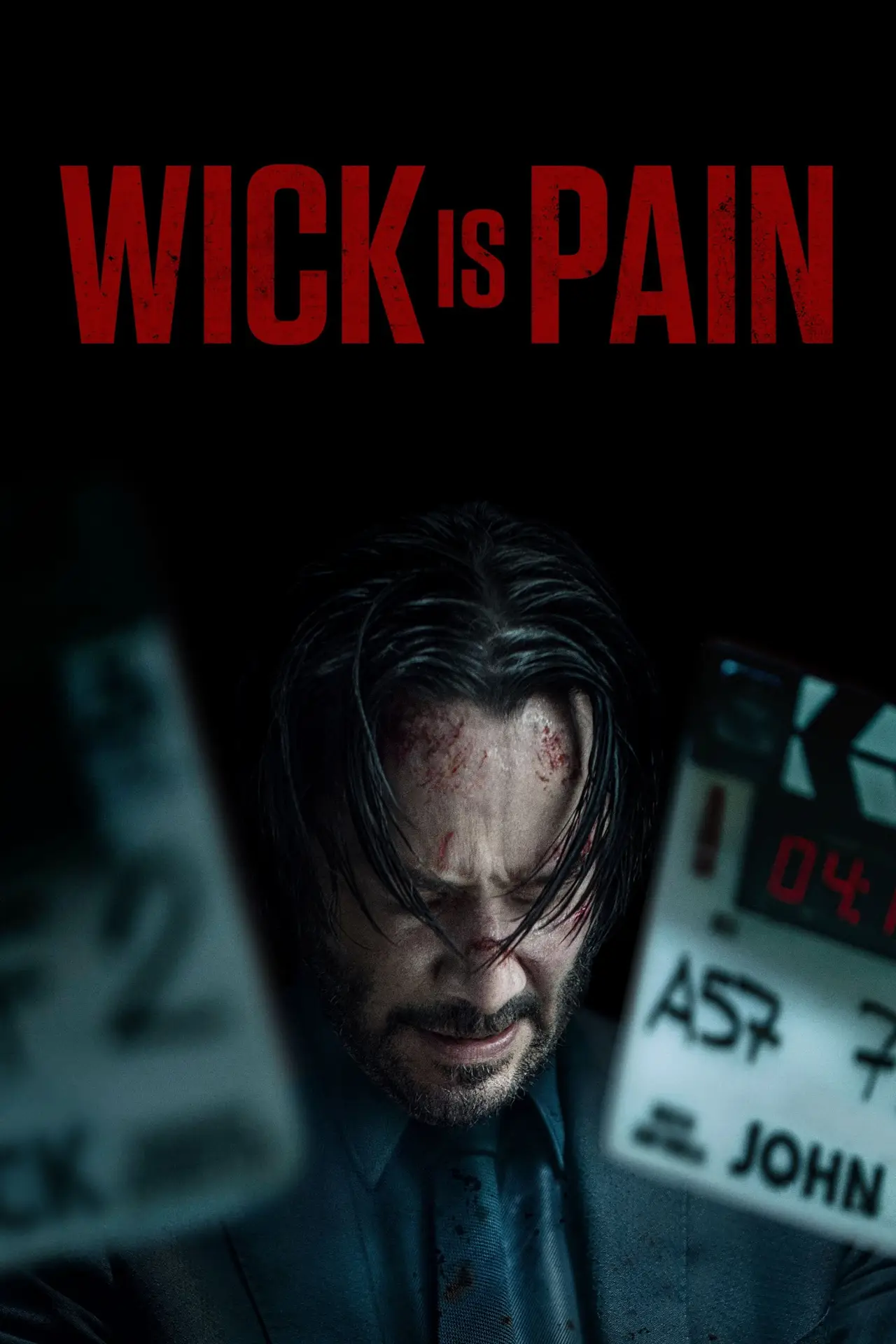 Movie poster "Wick Is Pain"