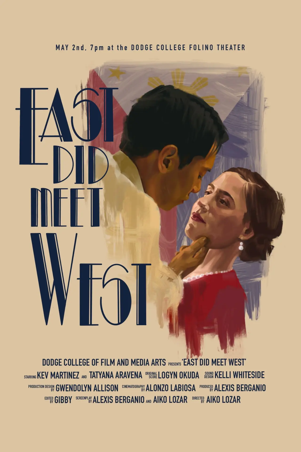Movie poster "East Did Meet West"