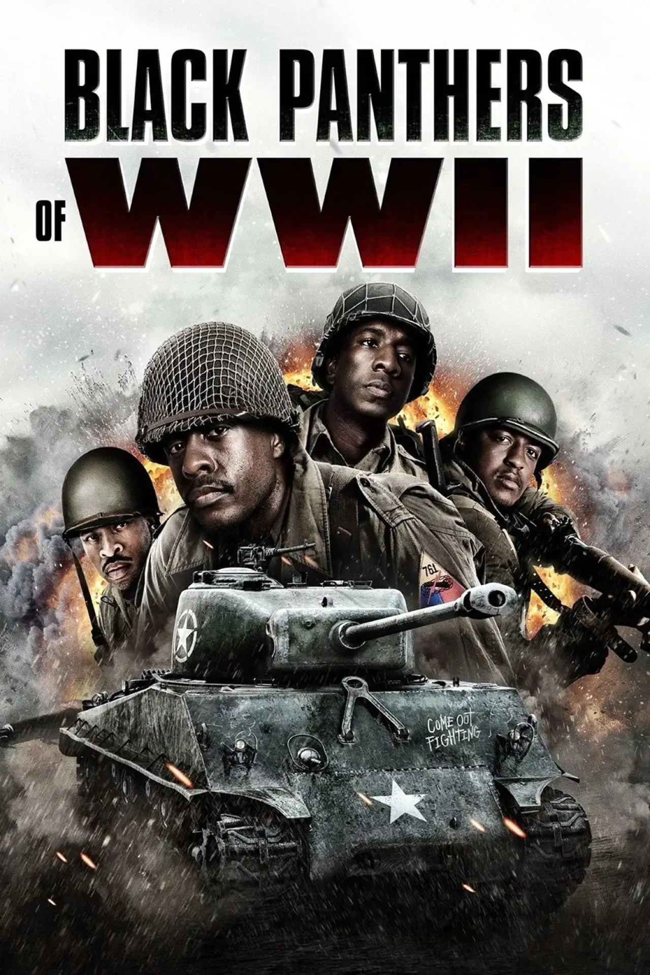 Movie poster "Black Panthers of WWII"